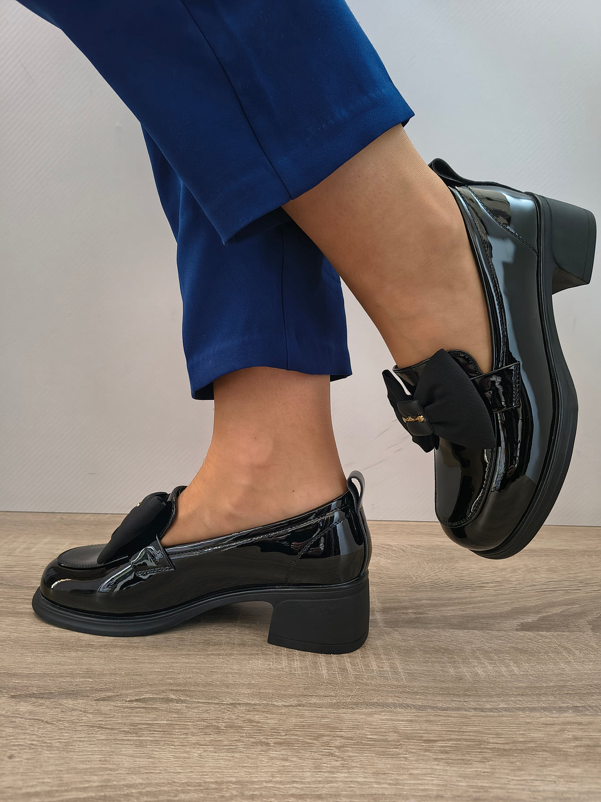 PANTOFI CASUAL DAMA FORMAZIONE TP2311-2 NEGRU LAC - imagine 2