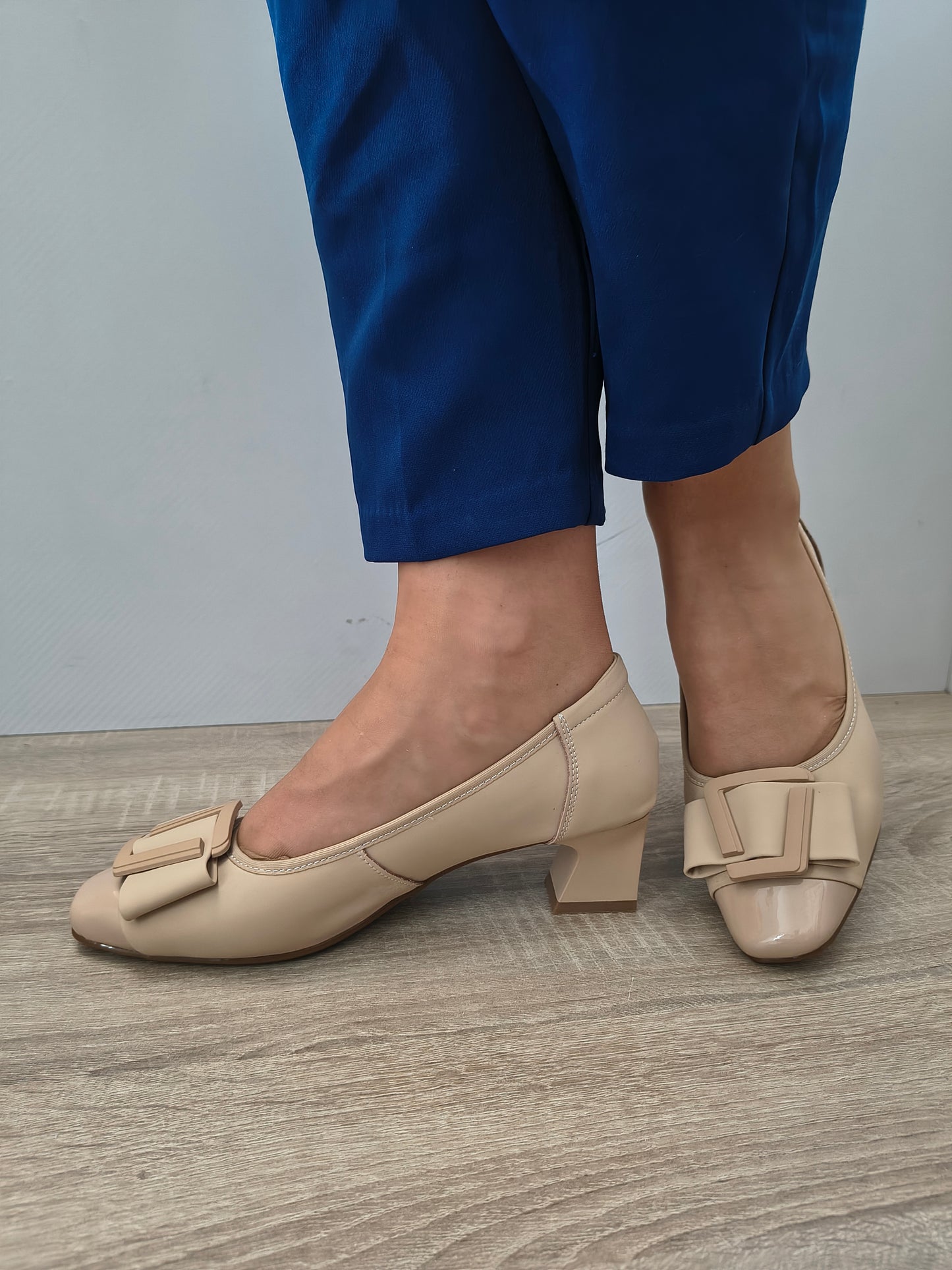 PANTOFI ELEGANTI DAMA FORMAZIONE 7591-90 APRICOT + LAC
