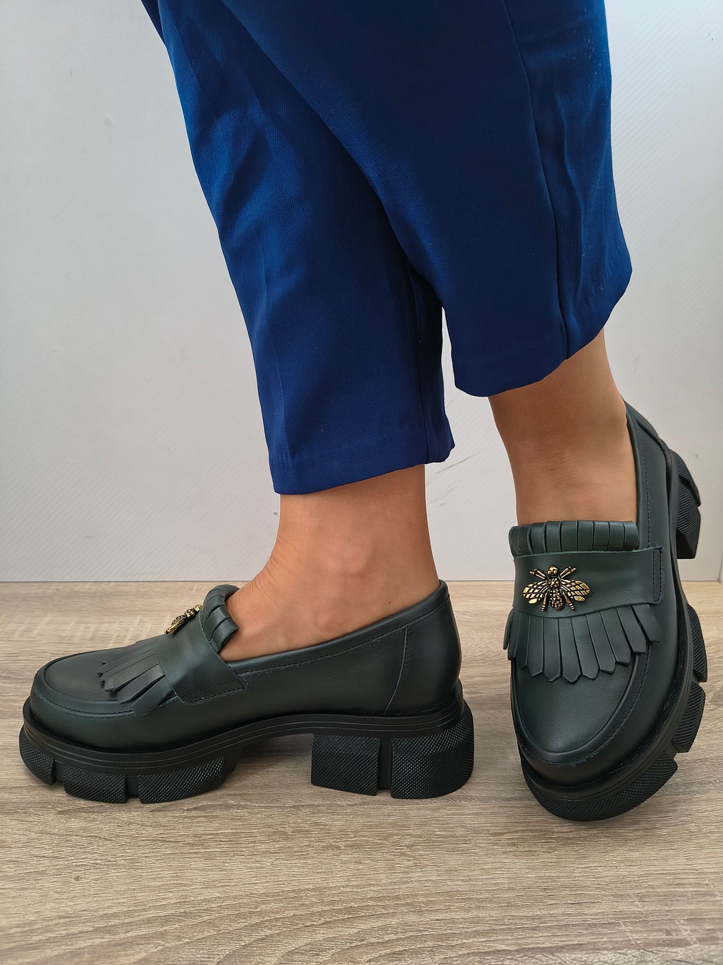 PANTOFI CASUAL DAMA NICOLIS 126352 VERDE