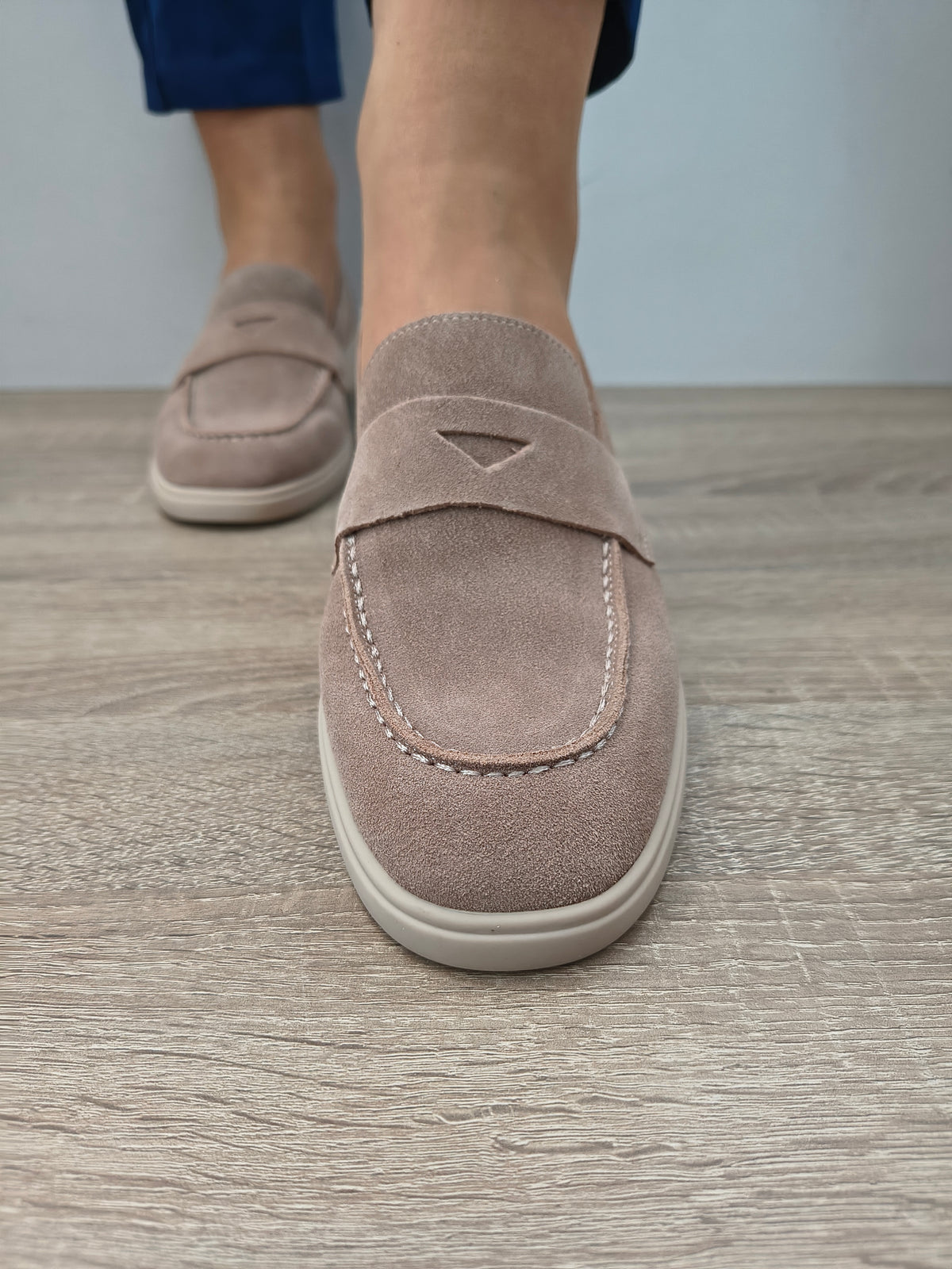 PANTOFI CASUAL DAMA FORMAZIONE 81980-2 APRICOT VELUR - imagine 4