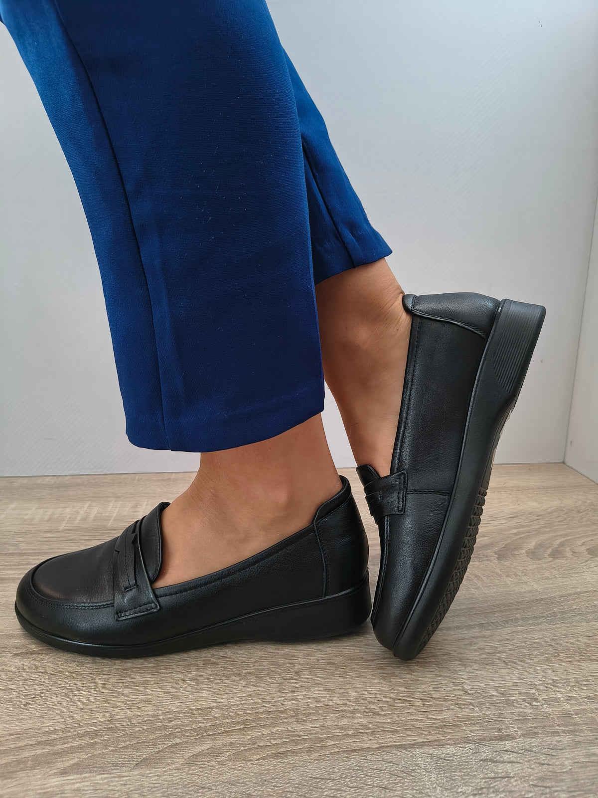 PANTOFI CASUAL DAMA FORMAZIONE 6603 NEGRU - imagine 5