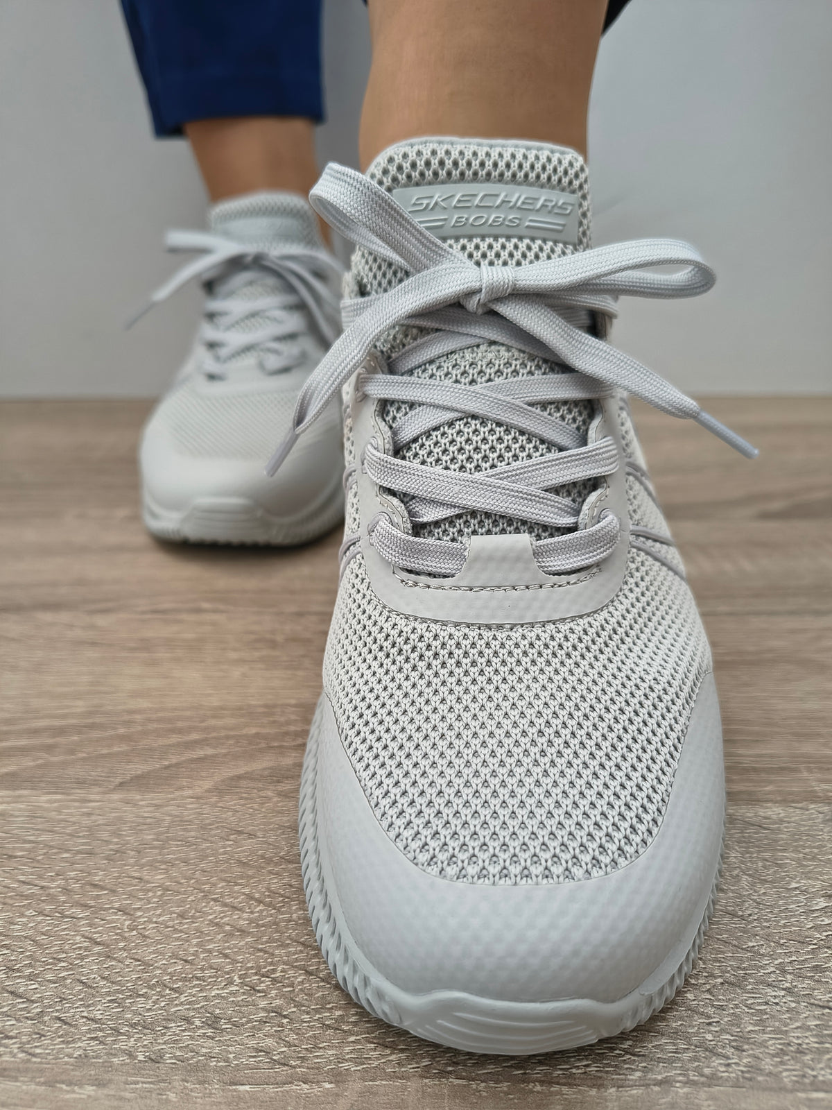 PANTOFI SPORT DAMA SKECHERS 117413 LTGY LIGHT GREY - imagine 4