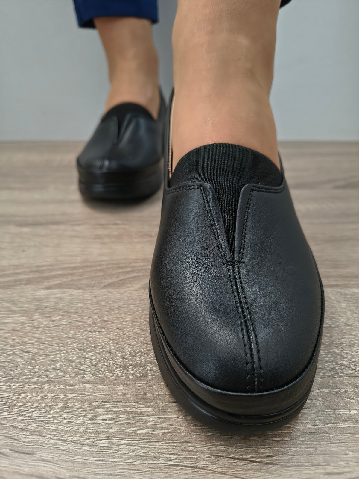 PANTOFI CASUAL DAMA BIO FLEX 100 012 NEGRU - imagine 4