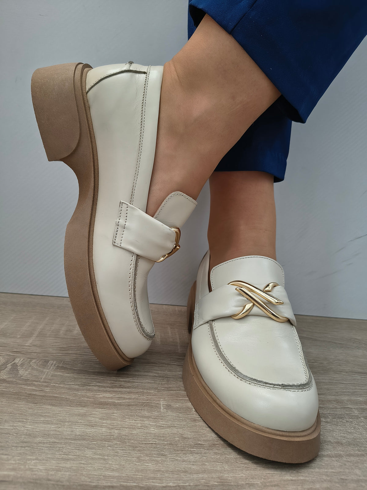 PANTOFI CASUAL DAMA DYANY 2511 BEJ - imagine 3