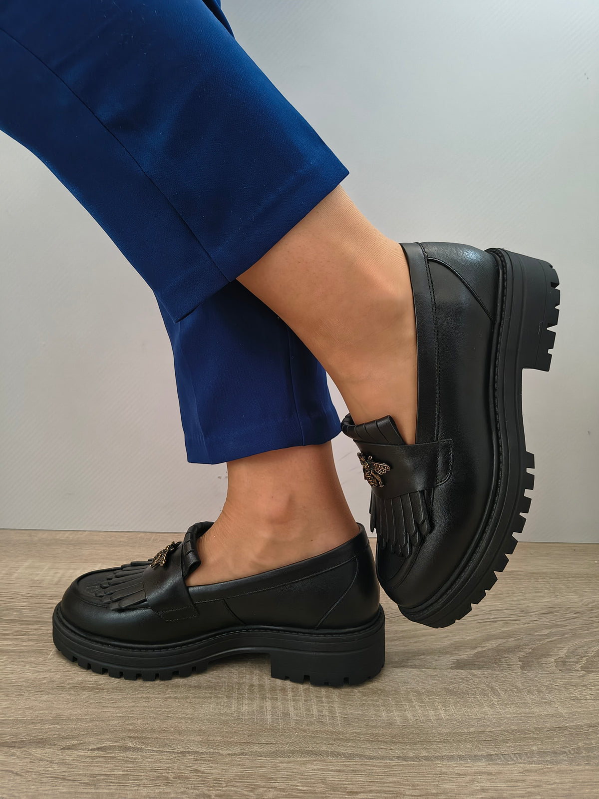 PANTOFI CASUAL DAMA DYANY 2305 NEGRU - imagine 2