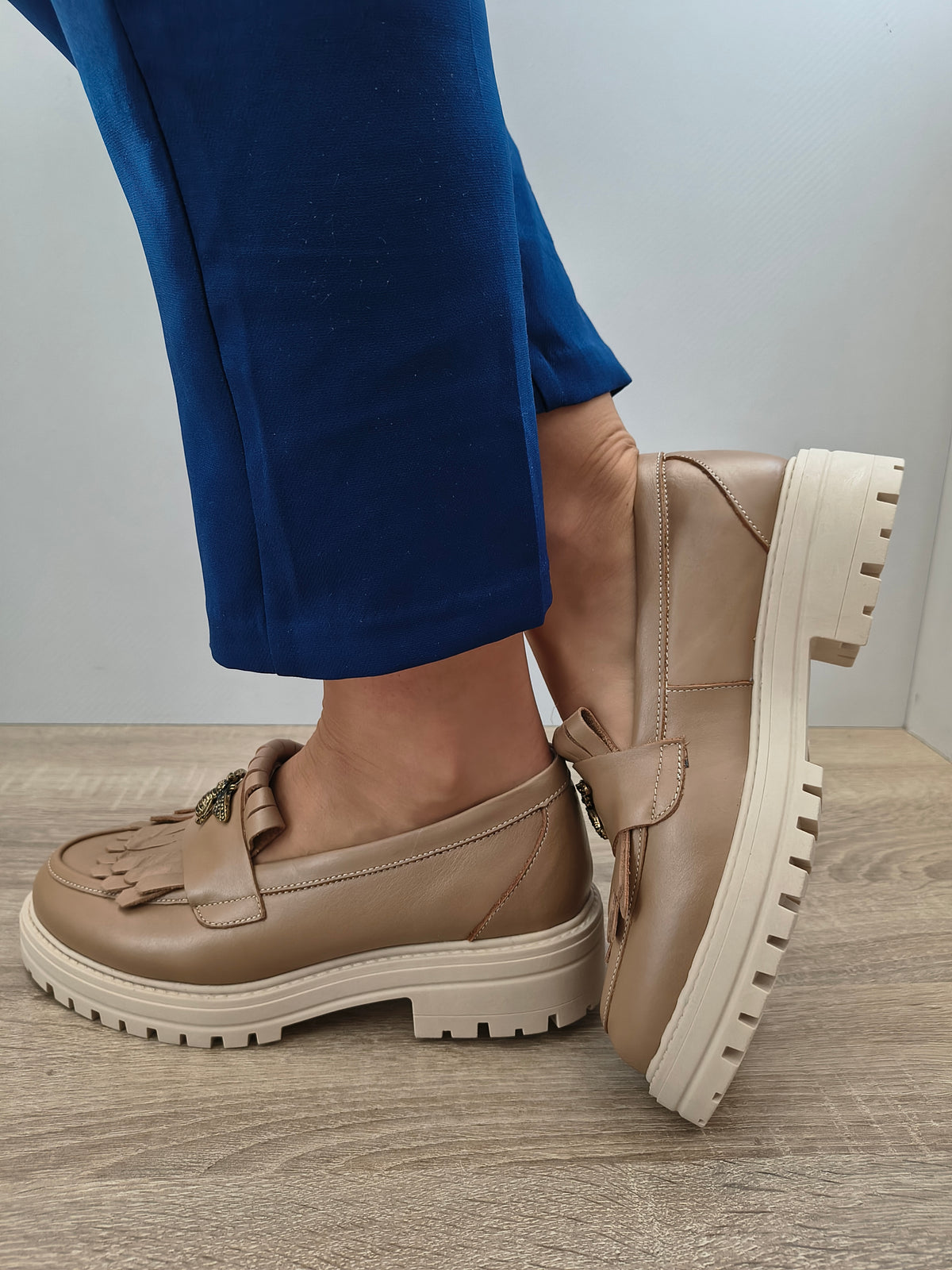 PANTOFI CASUAL DAMA DYANY 2305 BEJ - imagine 5