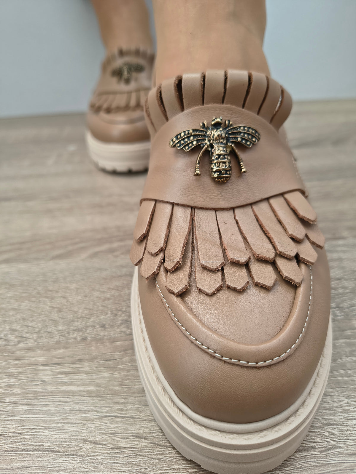 PANTOFI CASUAL DAMA DYANY 2305 BEJ - imagine 4