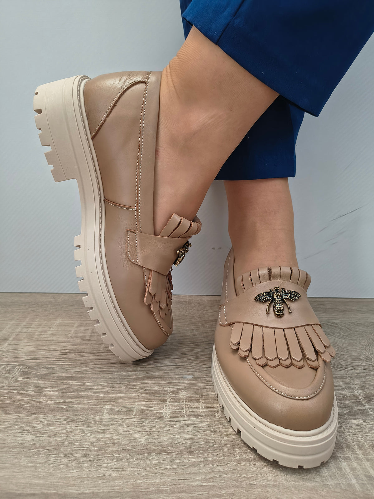 PANTOFI CASUAL DAMA DYANY 2305 BEJ - imagine 3