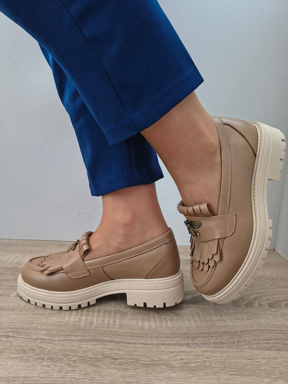 PANTOFI CASUAL DAMA DYANY 2305 BEJ - imagine 2