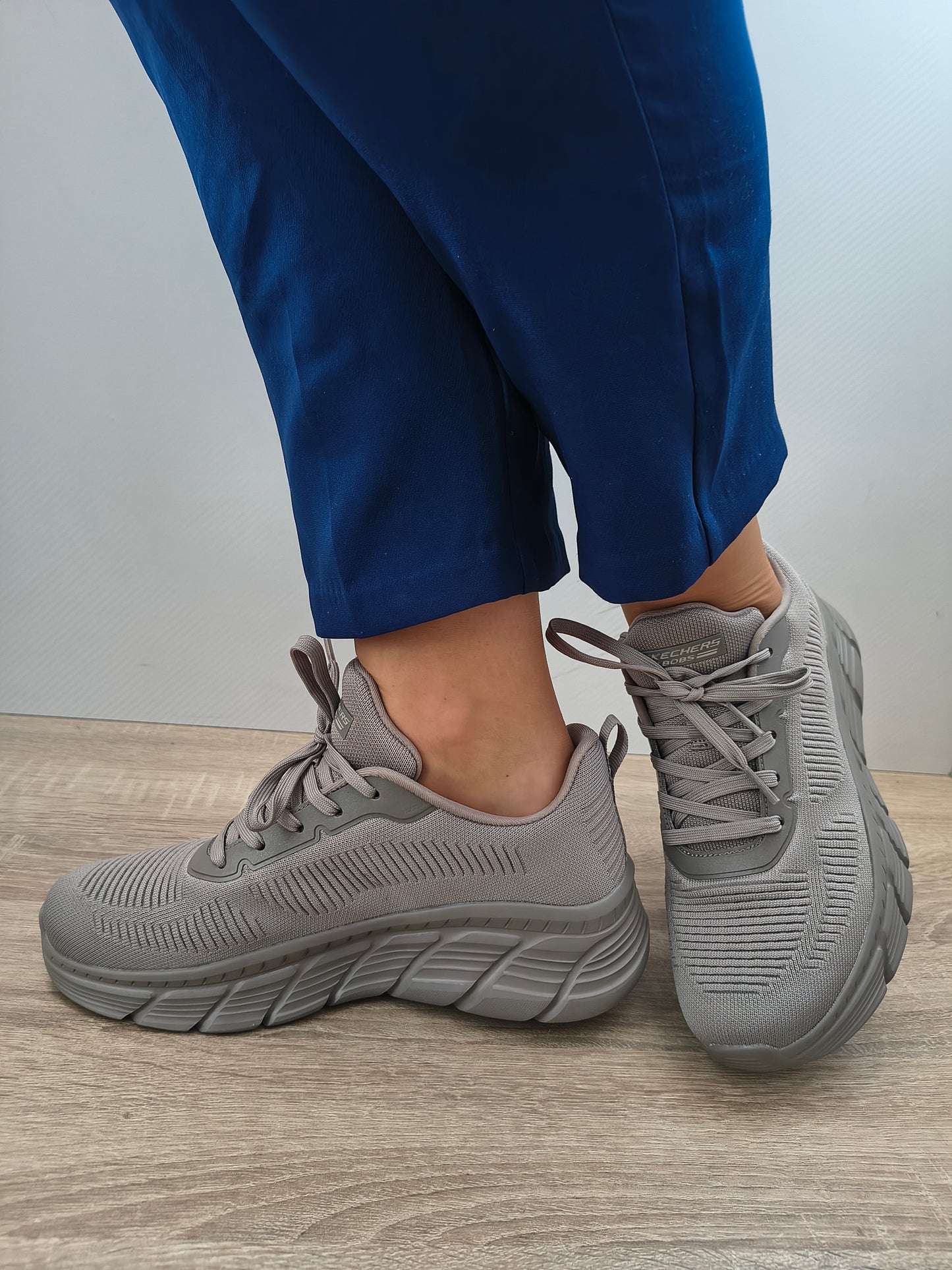 PANTOFI SPORT DAMA SKECHERS 117385 DKGY GRI