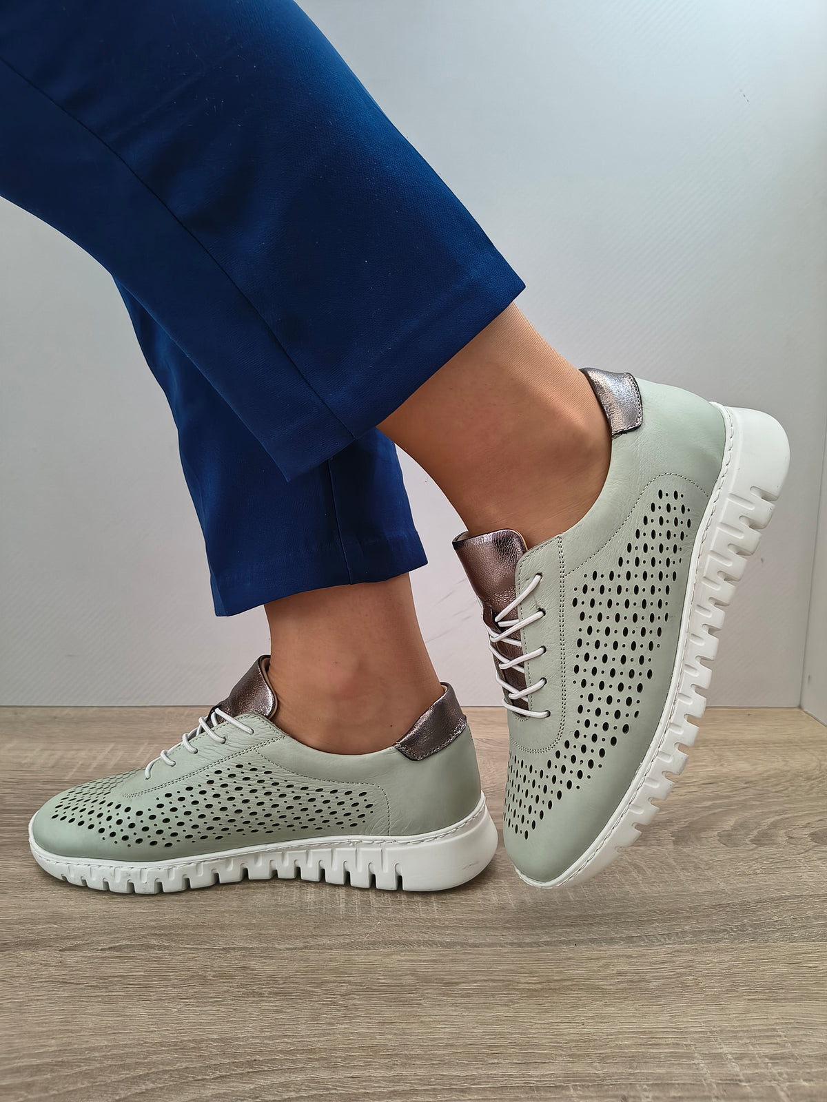 PANTOFI CASUAL DAMA BIO FLEX 023 VB-2311 VERNIL - imagine 2