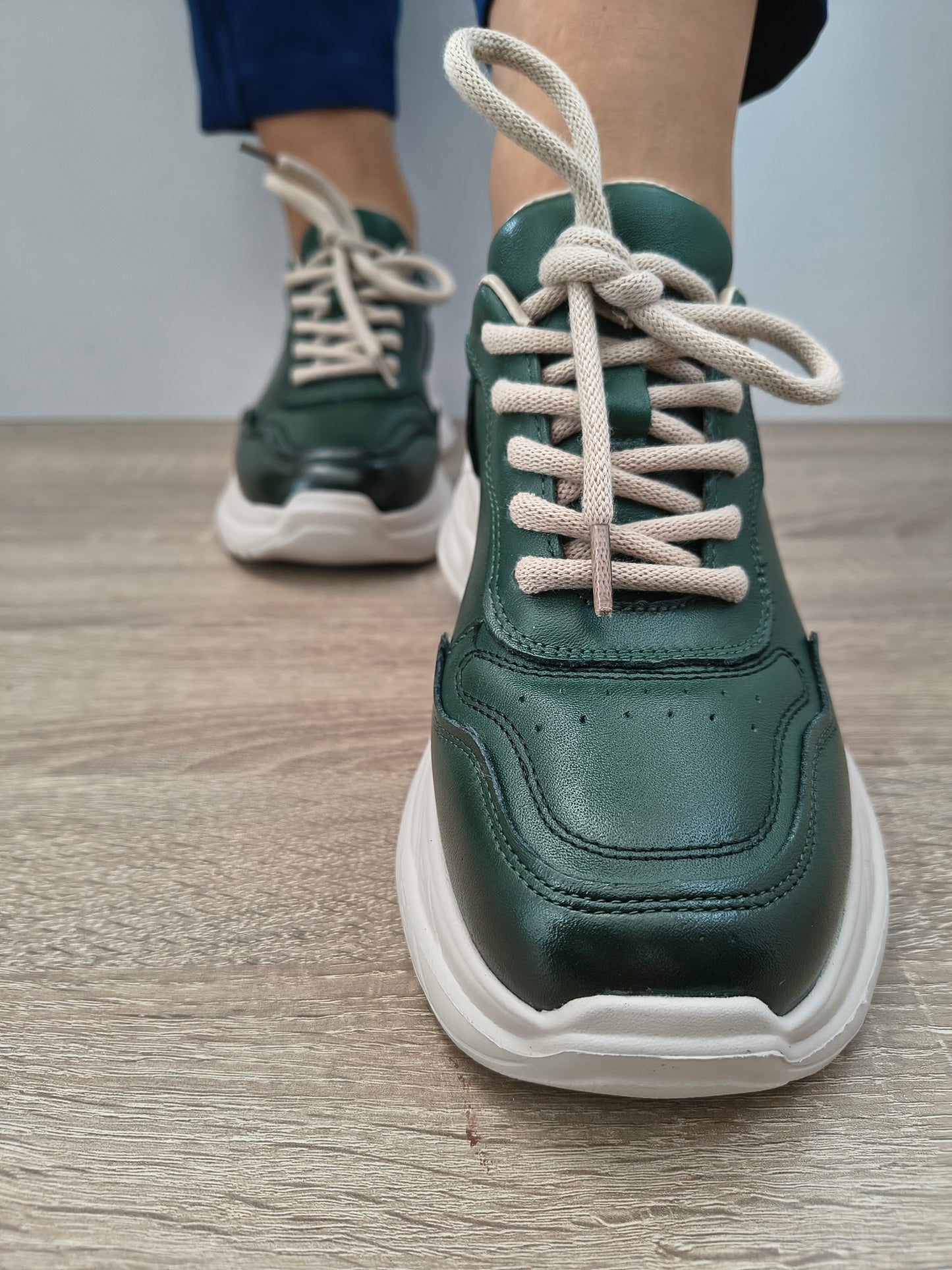 PANTOFI CASUAL DAMA FRANCO GERARDO 10786 VERDE