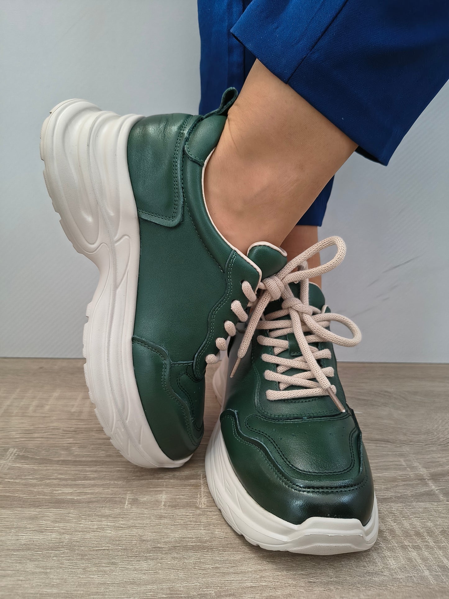 PANTOFI CASUAL DAMA FRANCO GERARDO 10786 VERDE