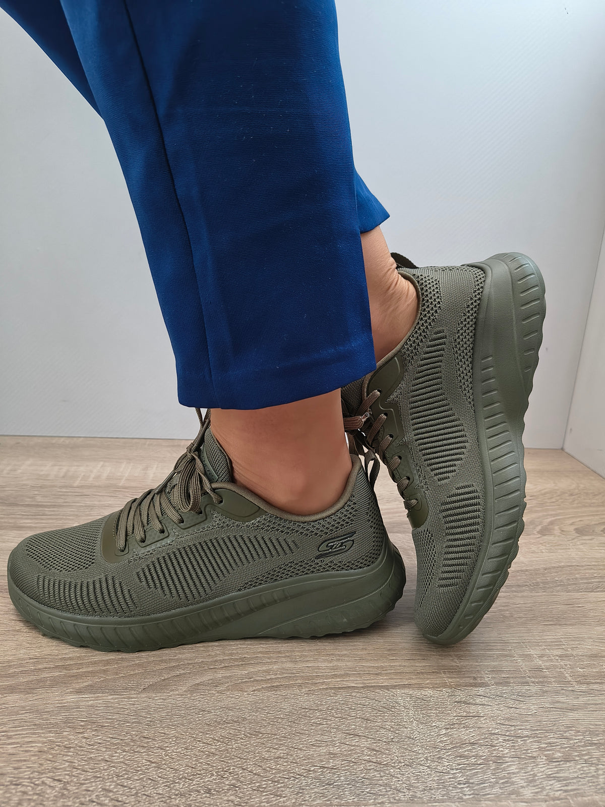 PANTOFI SPORT DAMA SKECHERS 117209 OLV VERDE OLIVE - imagine 5
