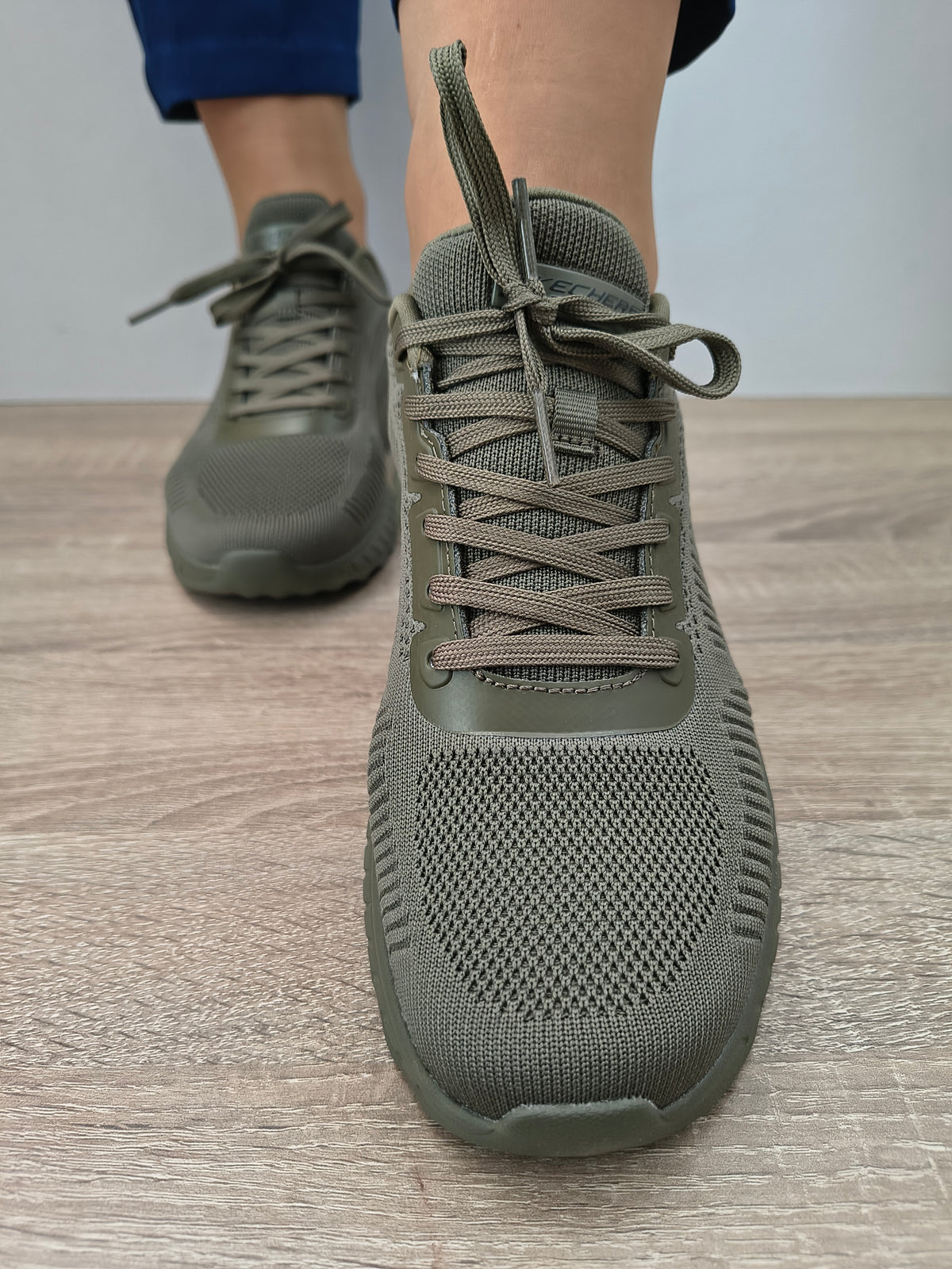 PANTOFI SPORT DAMA SKECHERS 117209 OLV VERDE OLIVE - imagine 4