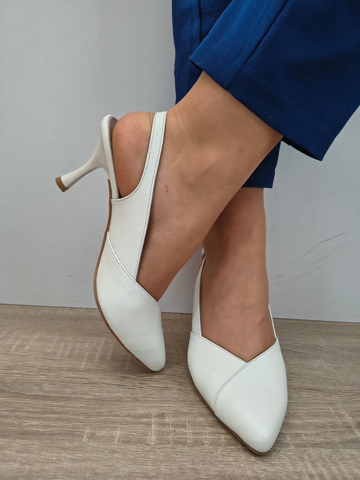 SANDALE ELEGANTE DAMA DOGATI 050 813 ALB - imagine 3