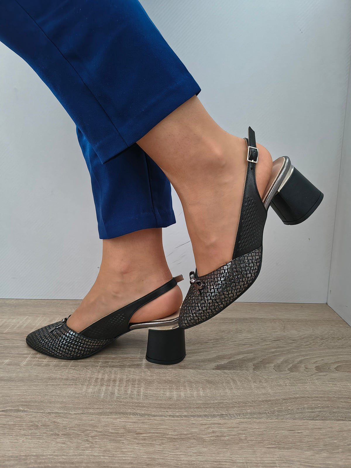 SANDALE ELEGANTE DAMA DOGATI 049 901-1 ANTRACIT - imagine 2
