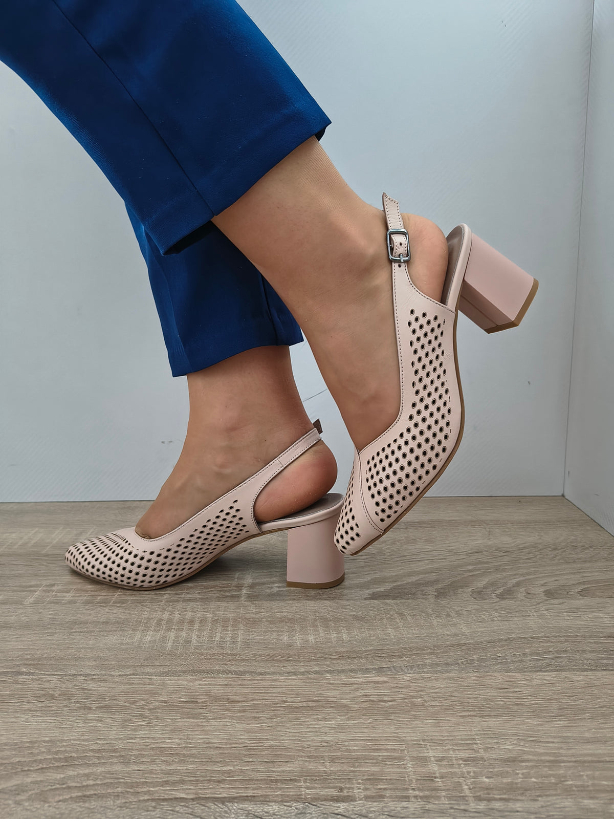SANDALE ELEGANTE DAMA DOGATI 050 991 ROZ BLUSH - imagine 2