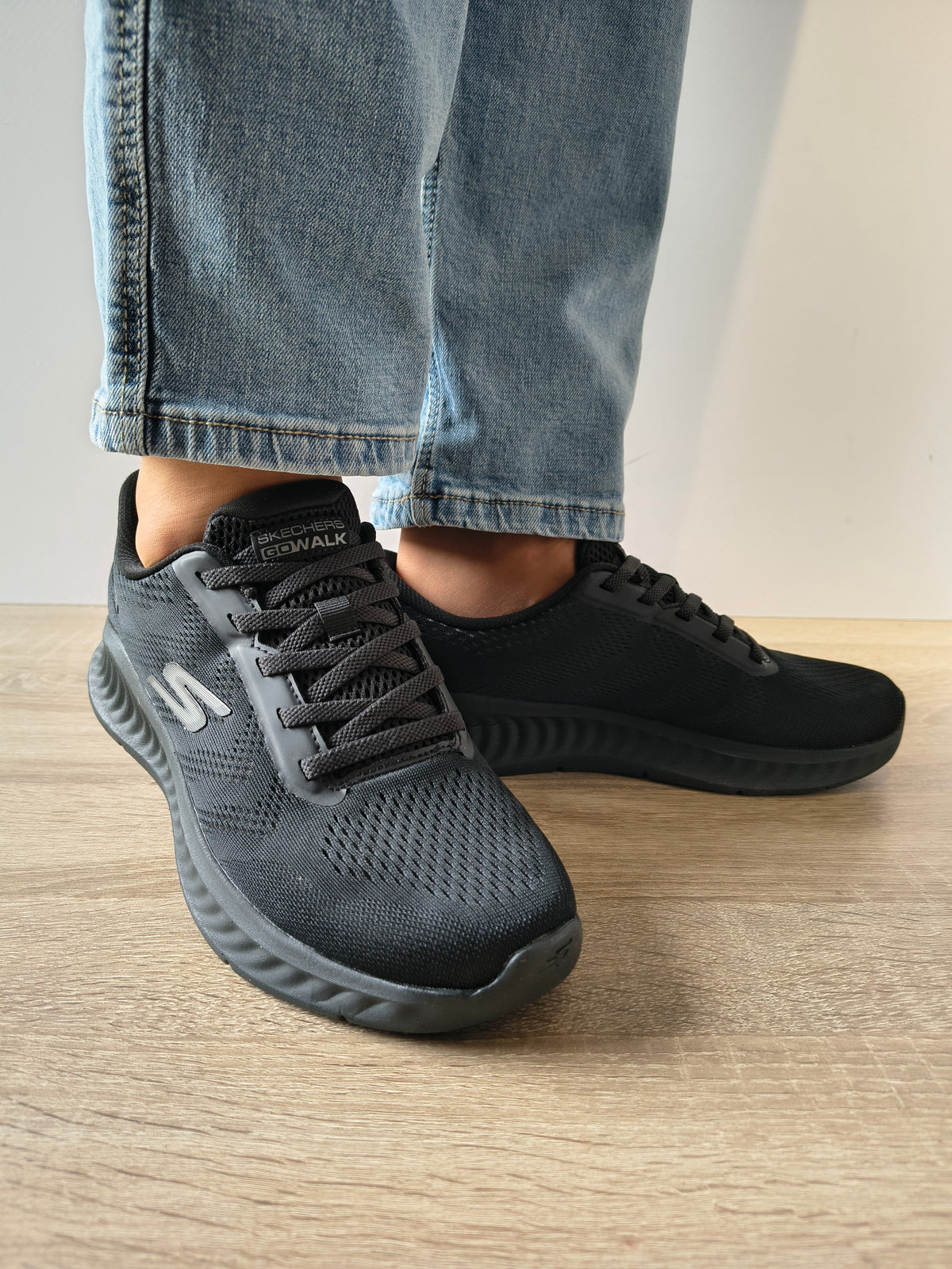 PANTOFI SPORT BARBATI SKECHERS 216375 BBK NEGRU - imagine 4