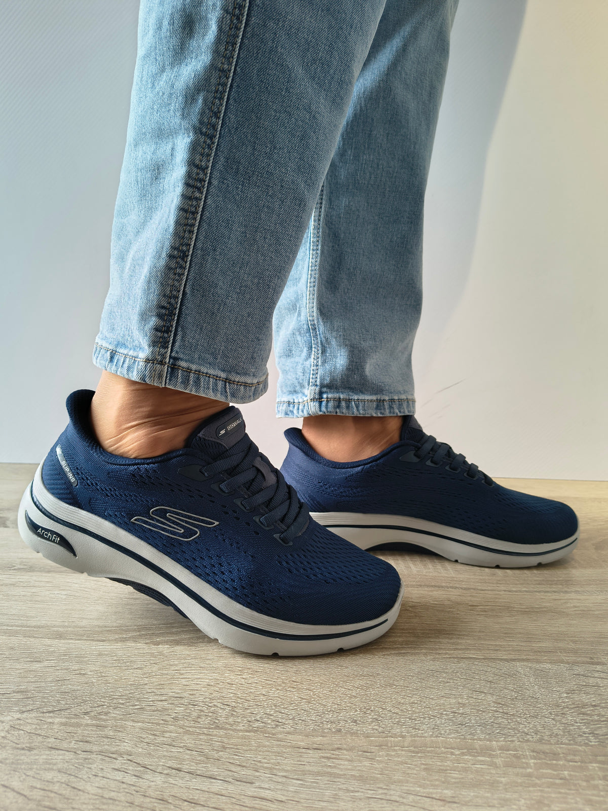 PANTOFI SPORT BARBATI SKECHERS 216812 NVGY NAVY - imagine 2