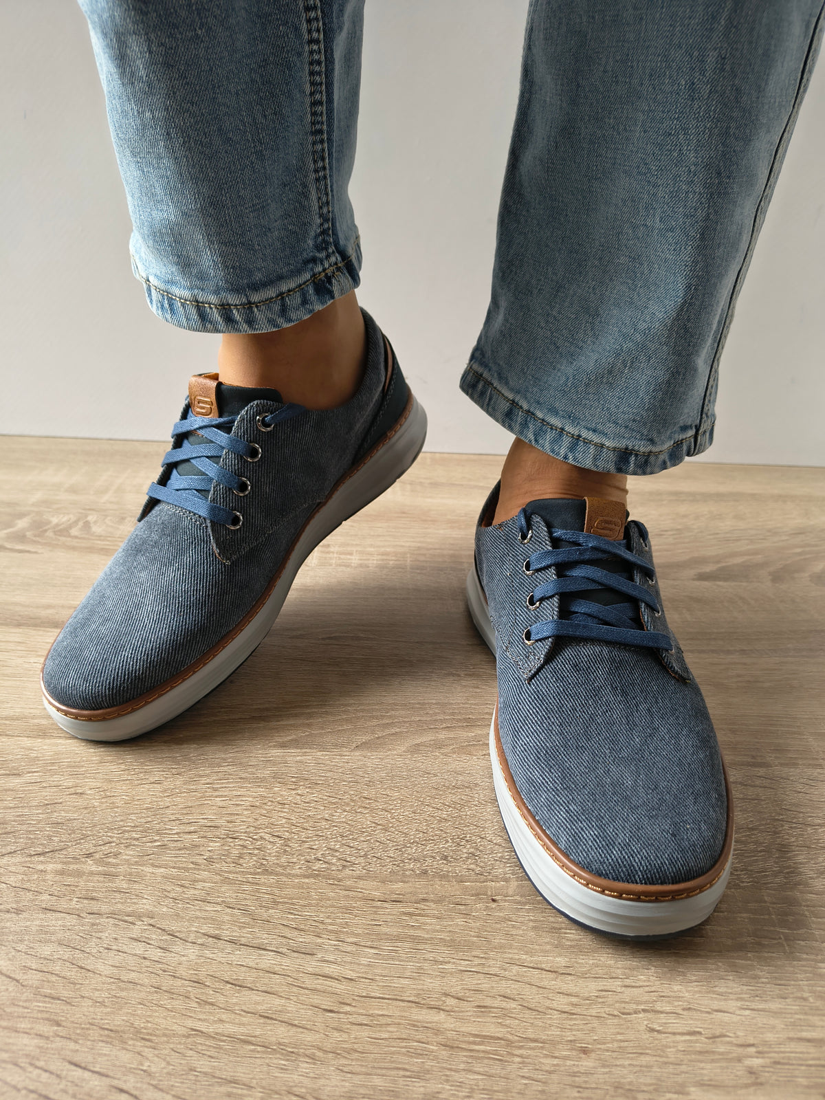 PANTOFI CASUAL BĂRBAȚI SKECHERS 65981 NVY NAVY - imagine 6