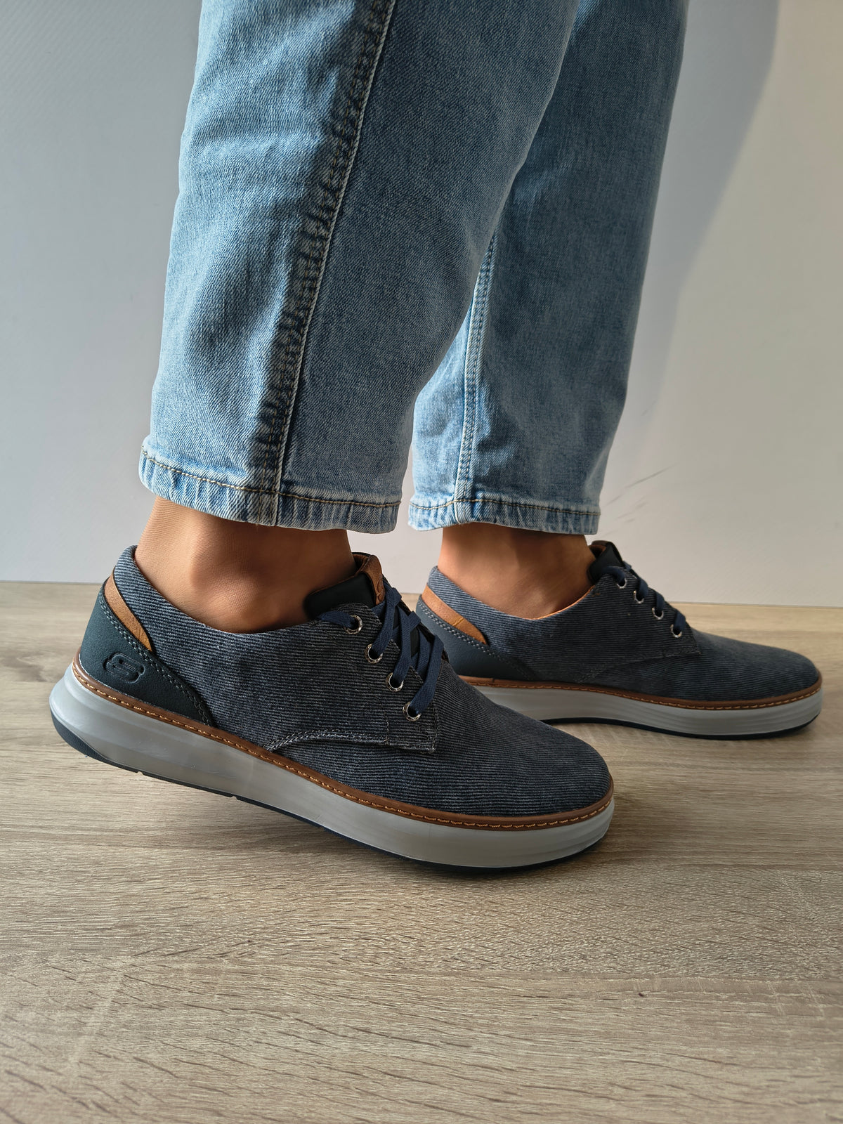 PANTOFI CASUAL BĂRBAȚI SKECHERS 65981 NVY NAVY - imagine 3