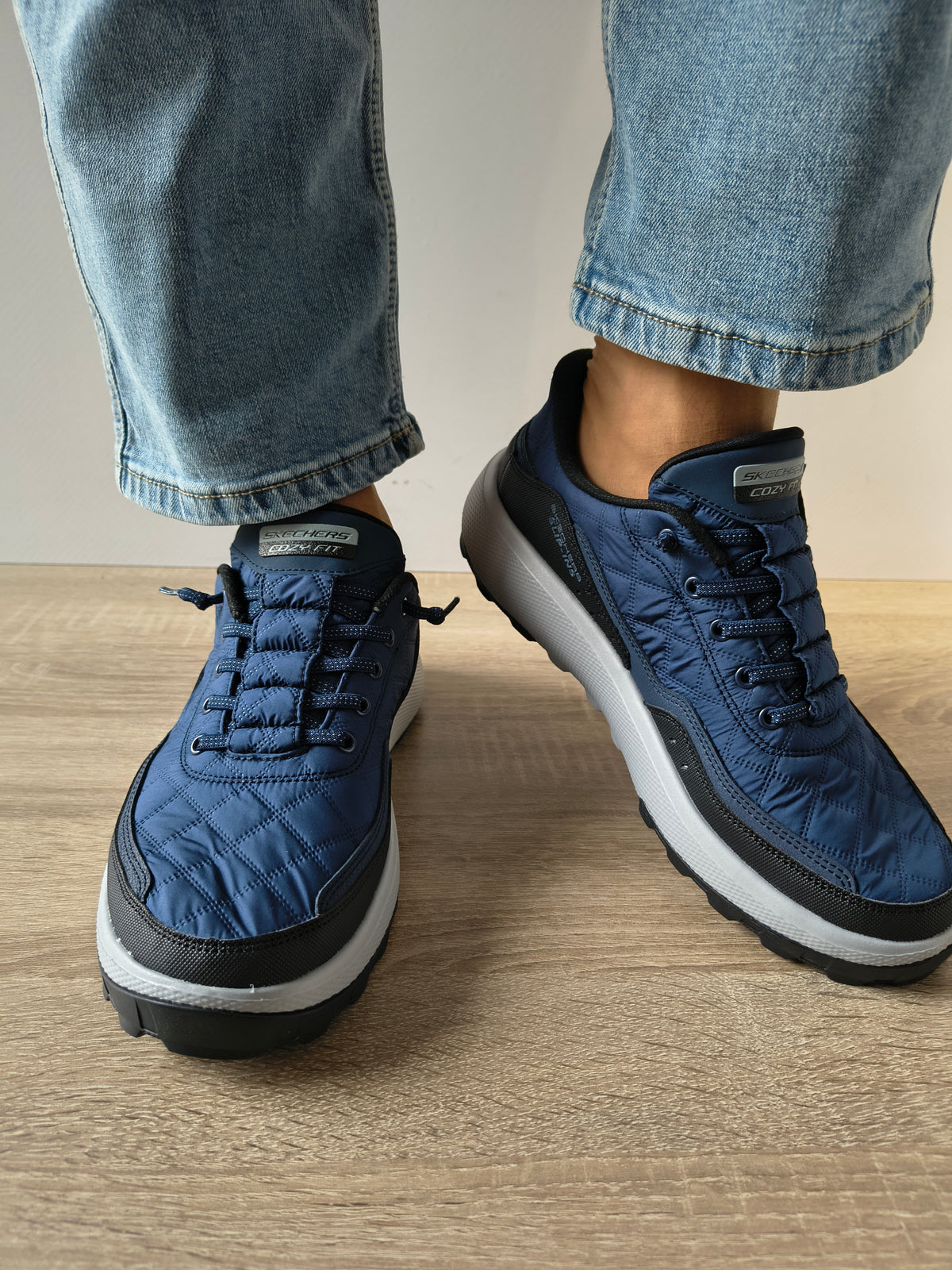 PANTOFI SPORT BARBATI SKECHERS 237664 NVBK NAVY - imagine 2