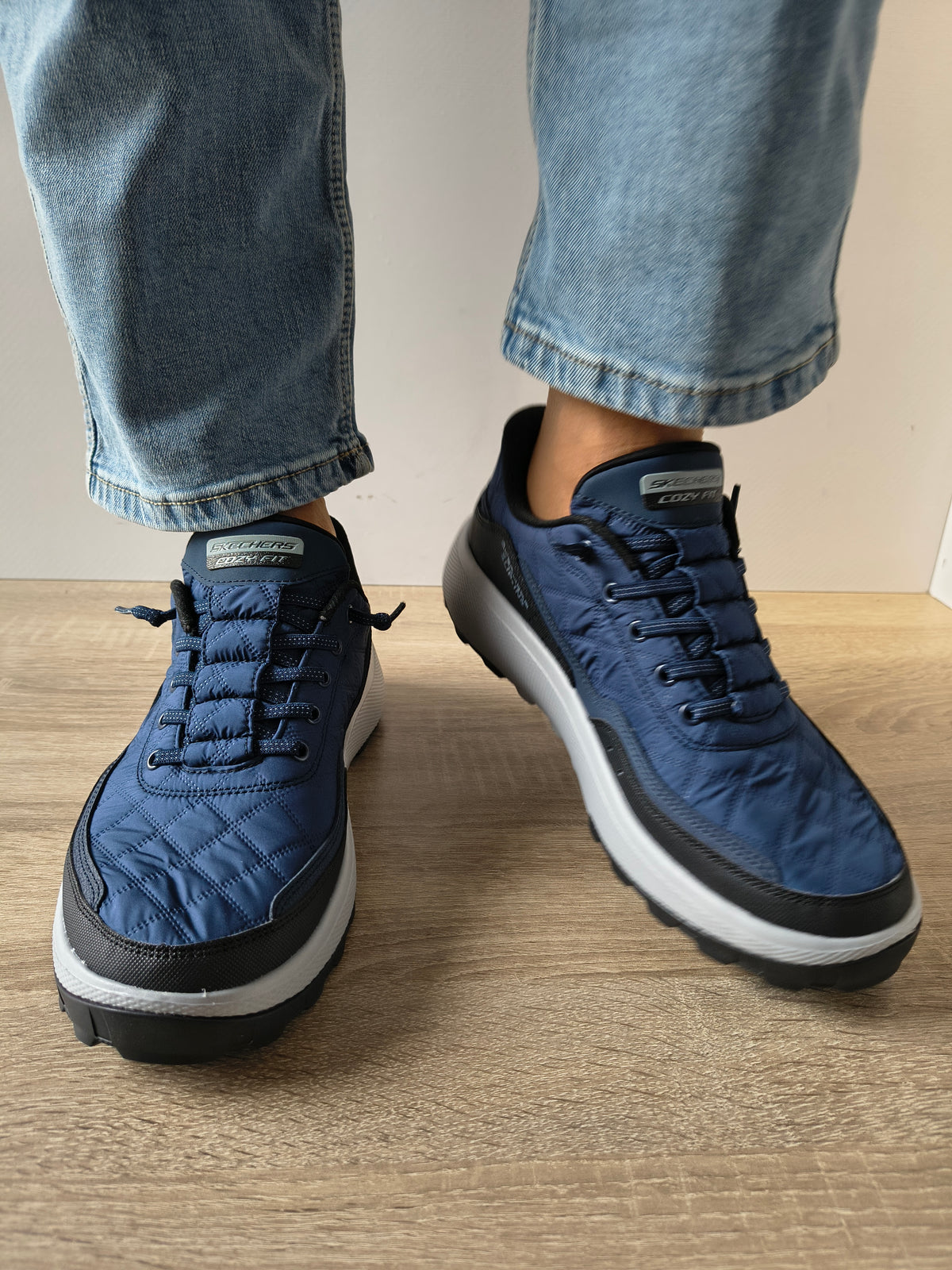 PANTOFI SPORT BARBATI SKECHERS 237664 NVBK NAVY - imagine 3
