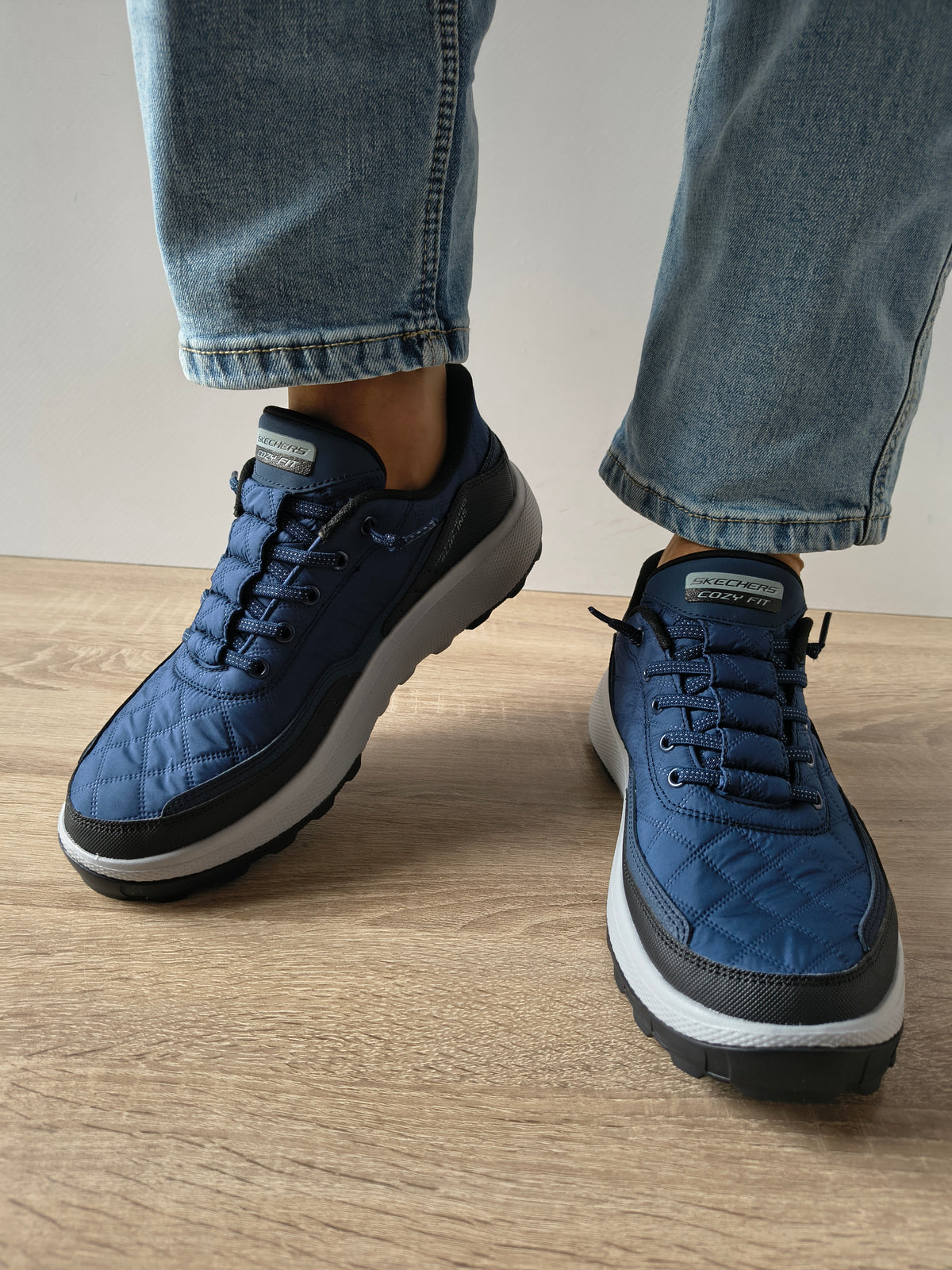 PANTOFI SPORT BARBATI SKECHERS 237664 NVBK NAVY - imagine 4