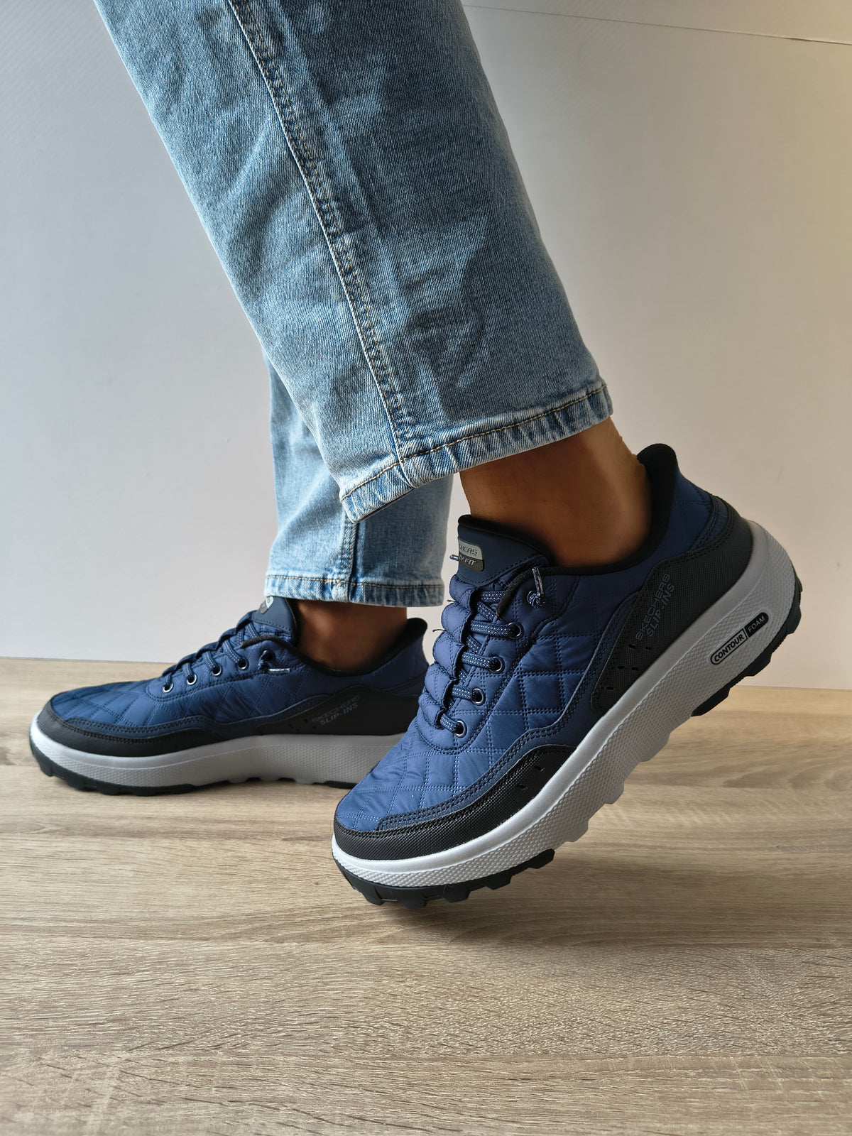 PANTOFI SPORT BARBATI SKECHERS 237664 NVBK NAVY - imagine 5