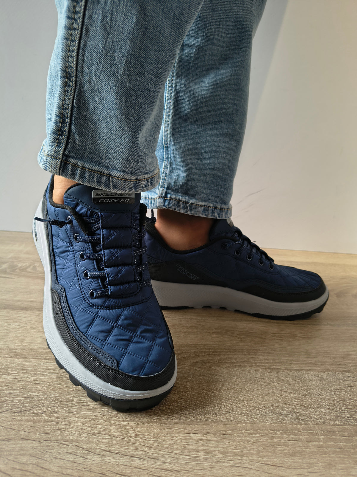 PANTOFI SPORT BARBATI SKECHERS 237664 NVBK NAVY - imagine 6