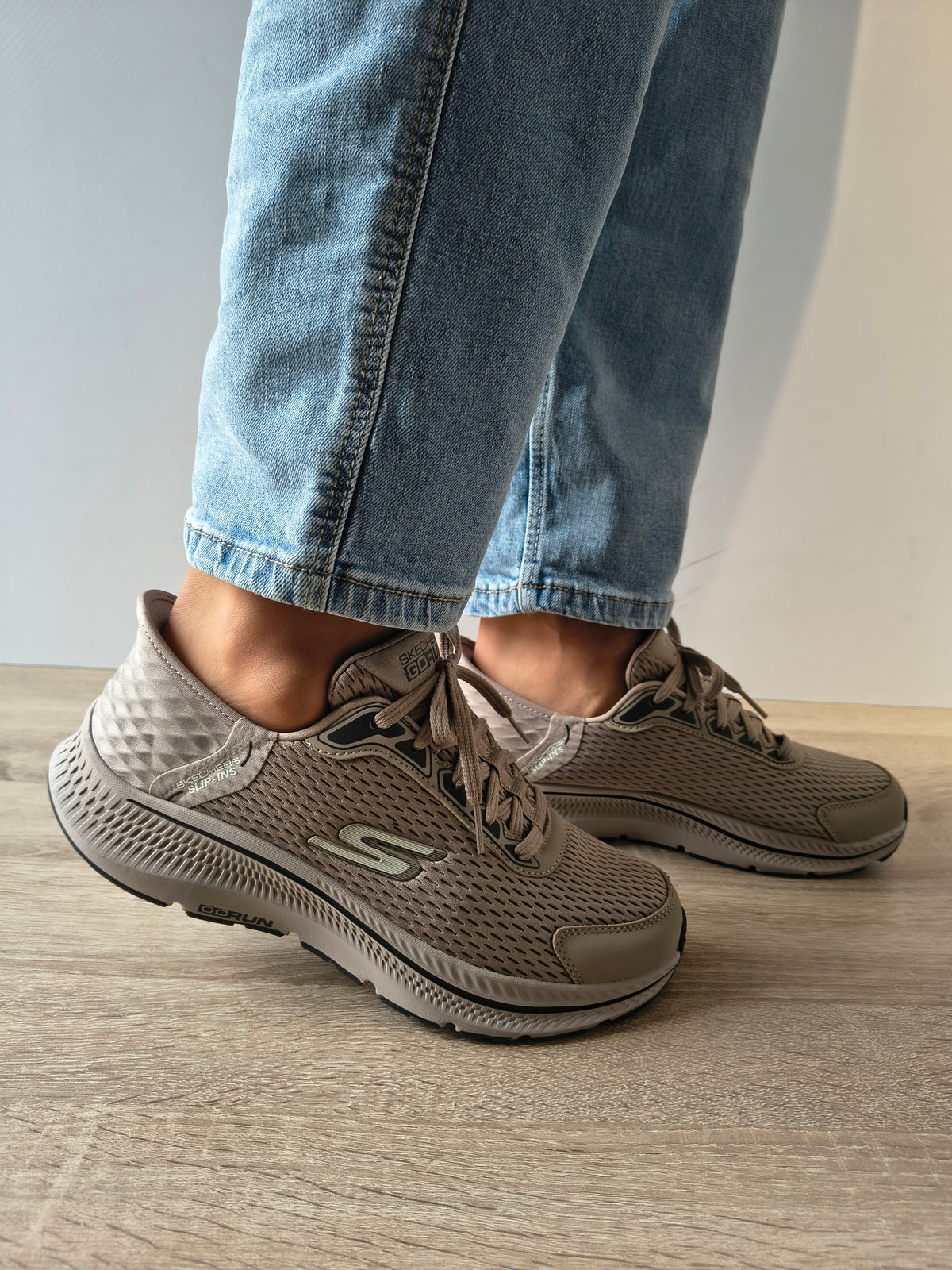 PANTOFI SPORT BARBATI SKECHERS 220863 NAT BEJ NATURAL - imagine 2
