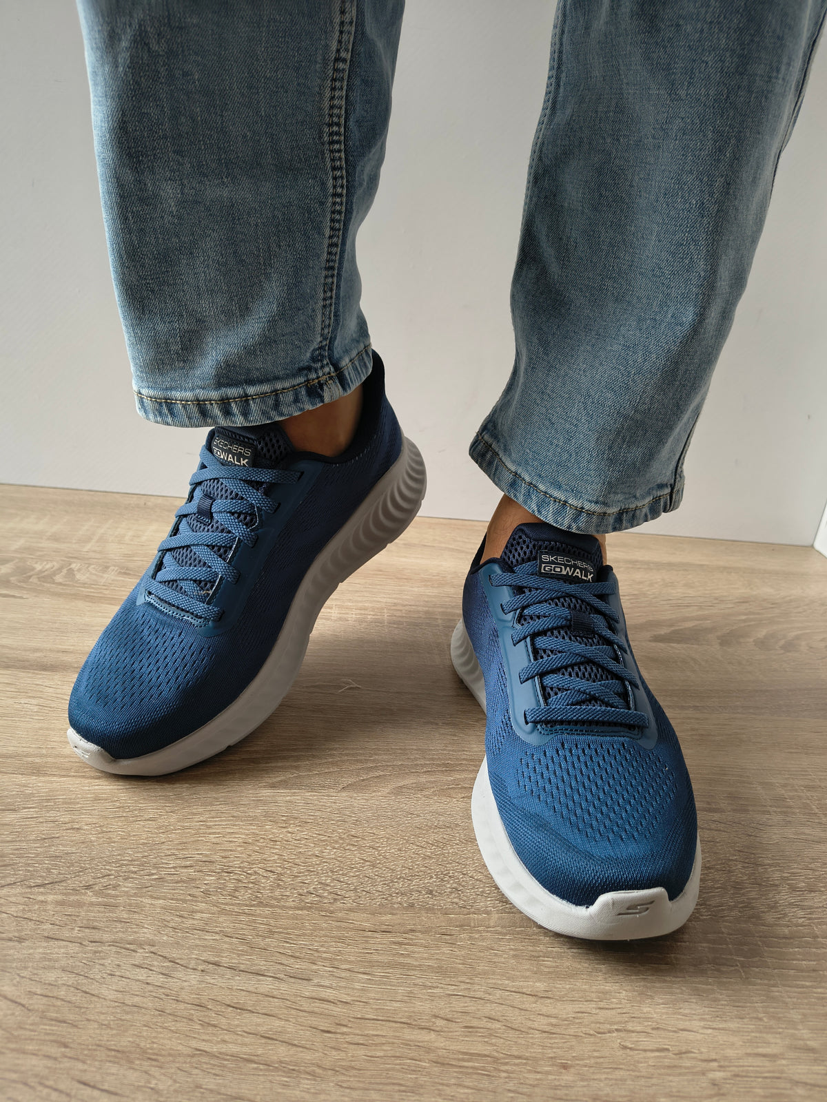 PANTOFI SPORT BARBATI SKECHERS 216375 NVY NAVY - imagine 5