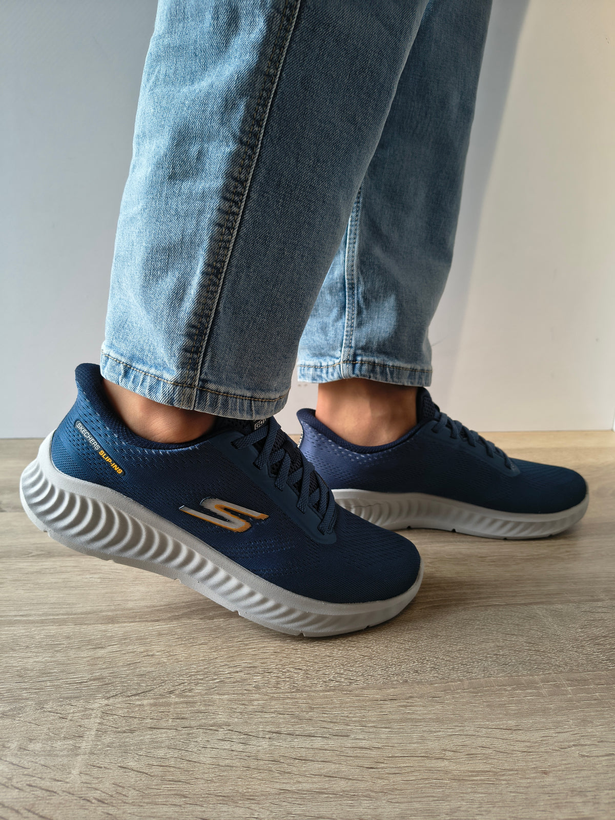 PANTOFI SPORT BARBATI SKECHERS 216375 NVY NAVY - imagine 2