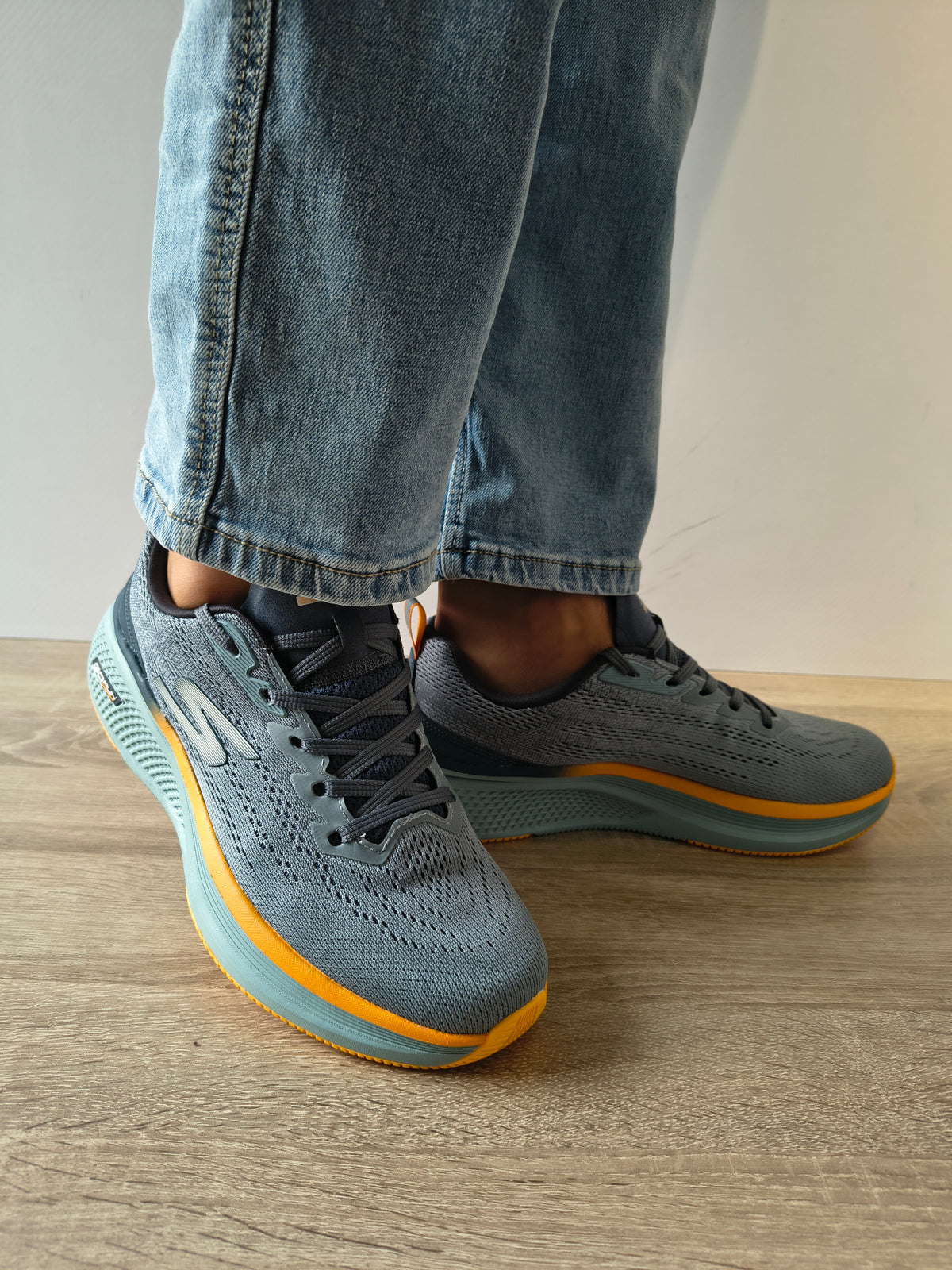 PANTOFI SPORT BARBATI SKECHERS 220847 SLT ALBASTRU ARDEZIE - imagine 3