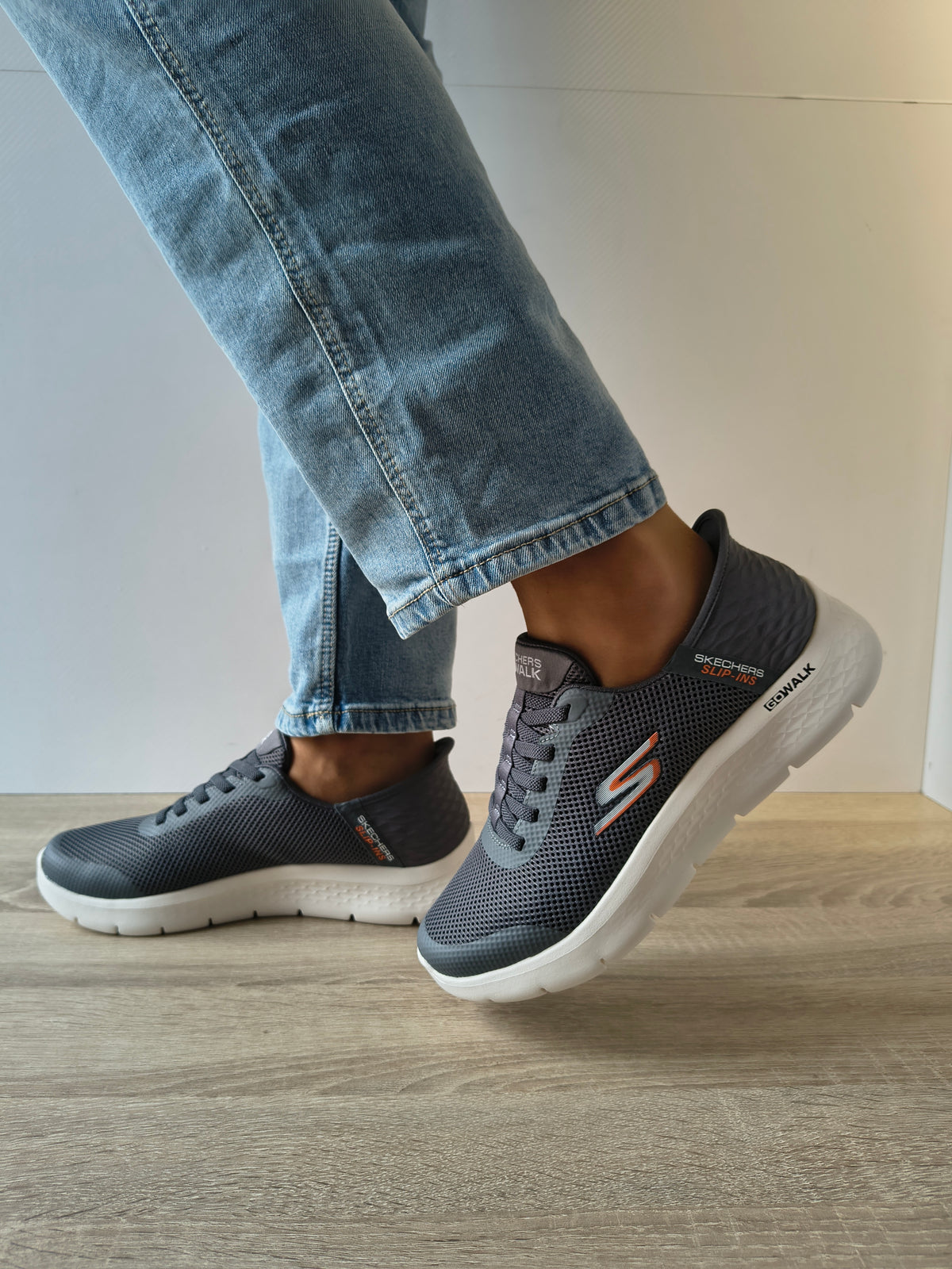 PANTOFI SPORT BARBATI SKECHERS 216324 GRY GRI - imagine 4