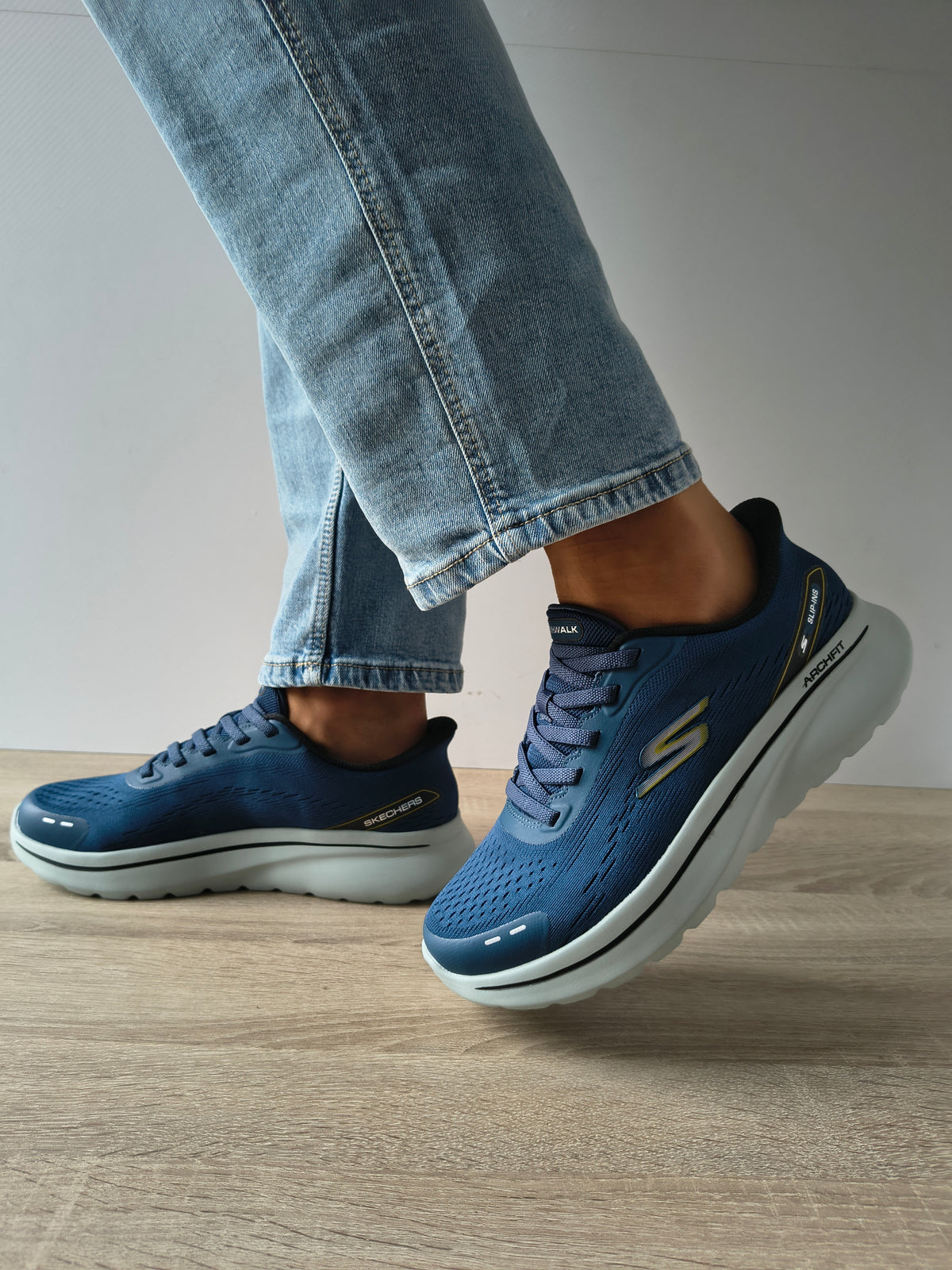 PANTOFI SPORT BARBATI SKECHERS 217075 NVY NAVY - imagine 4