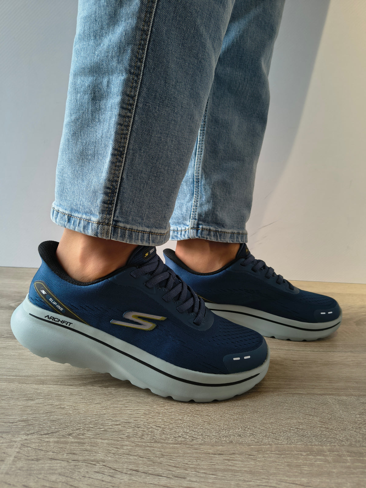 PANTOFI SPORT BARBATI SKECHERS 217075 NVY NAVY - imagine 2