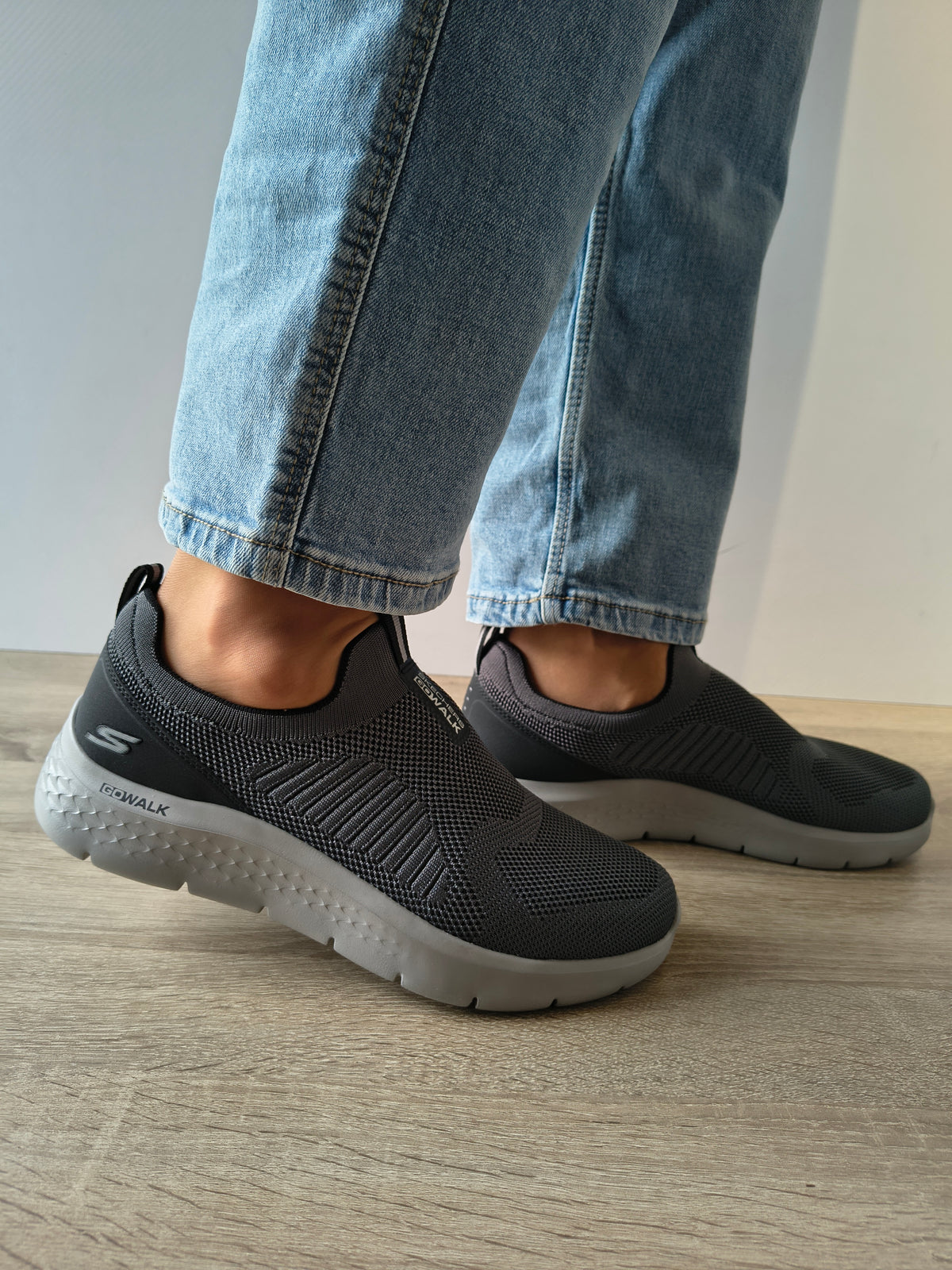 PANTOFI SPORT BARBATI SKECHERS 216506 CCBK GRI/NEGRU - imagine 2