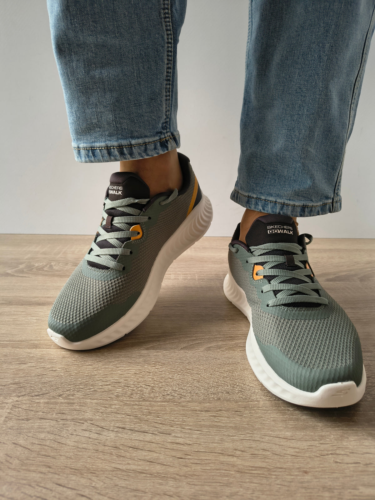 PANTOFI SPORT BARBATI SKECHERS 216373 OLBR OLIVE - imagine 5