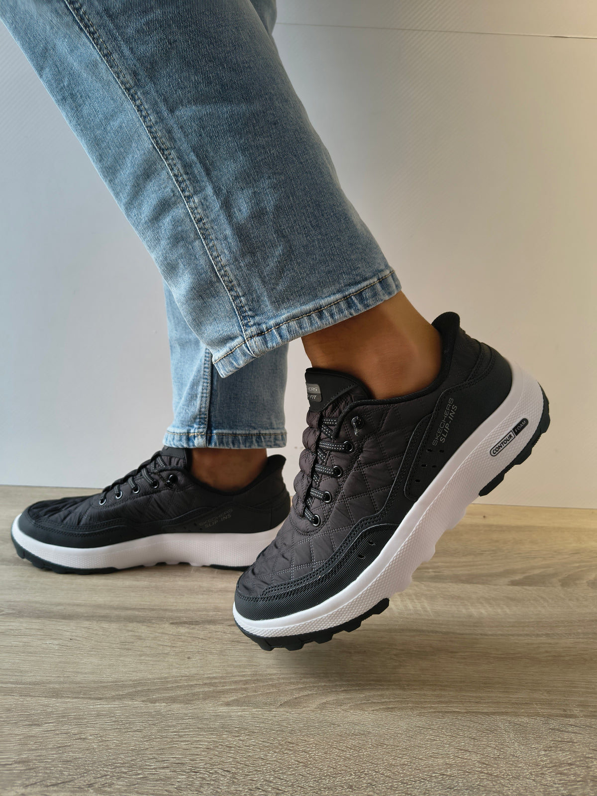 PANTOFI SPORT BARBATI SKECHERS 237664 BKW NEGRU - imagine 4