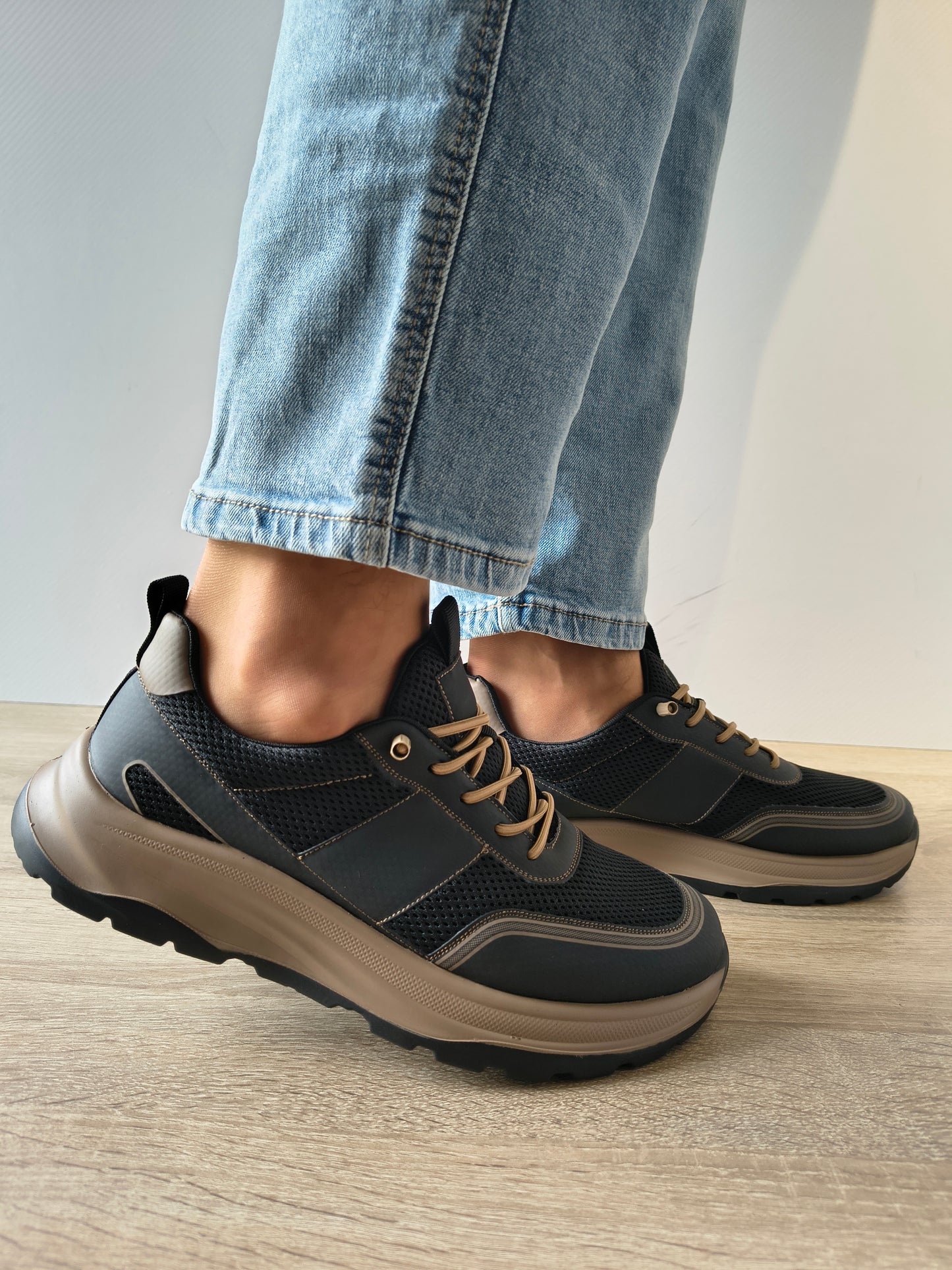 PANTOFI CASUAL BARBATI MELS 95955 NEGRU