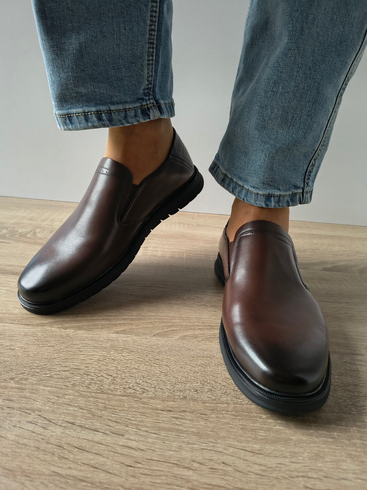 PANTOFI CASUAL BARBATI MELS W27005 MARO - imagine 5