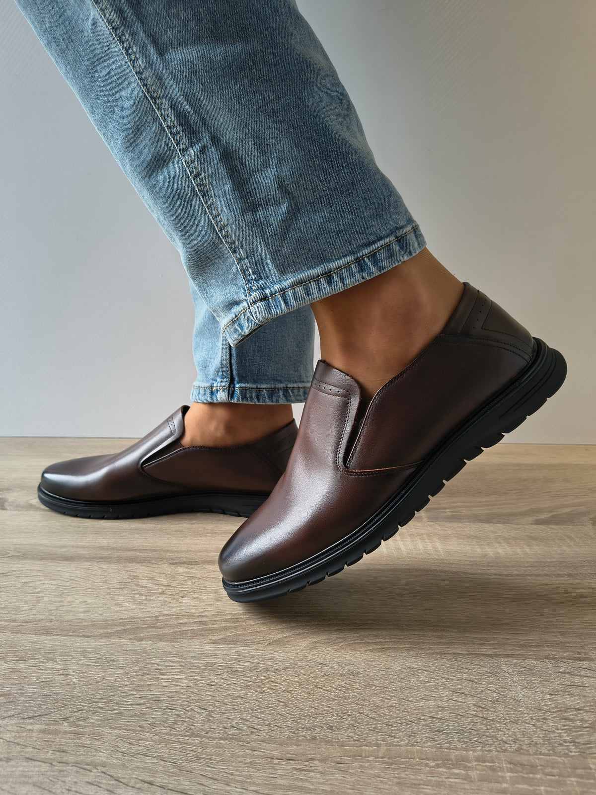 PANTOFI CASUAL BARBATI MELS W27005 MARO - imagine 4