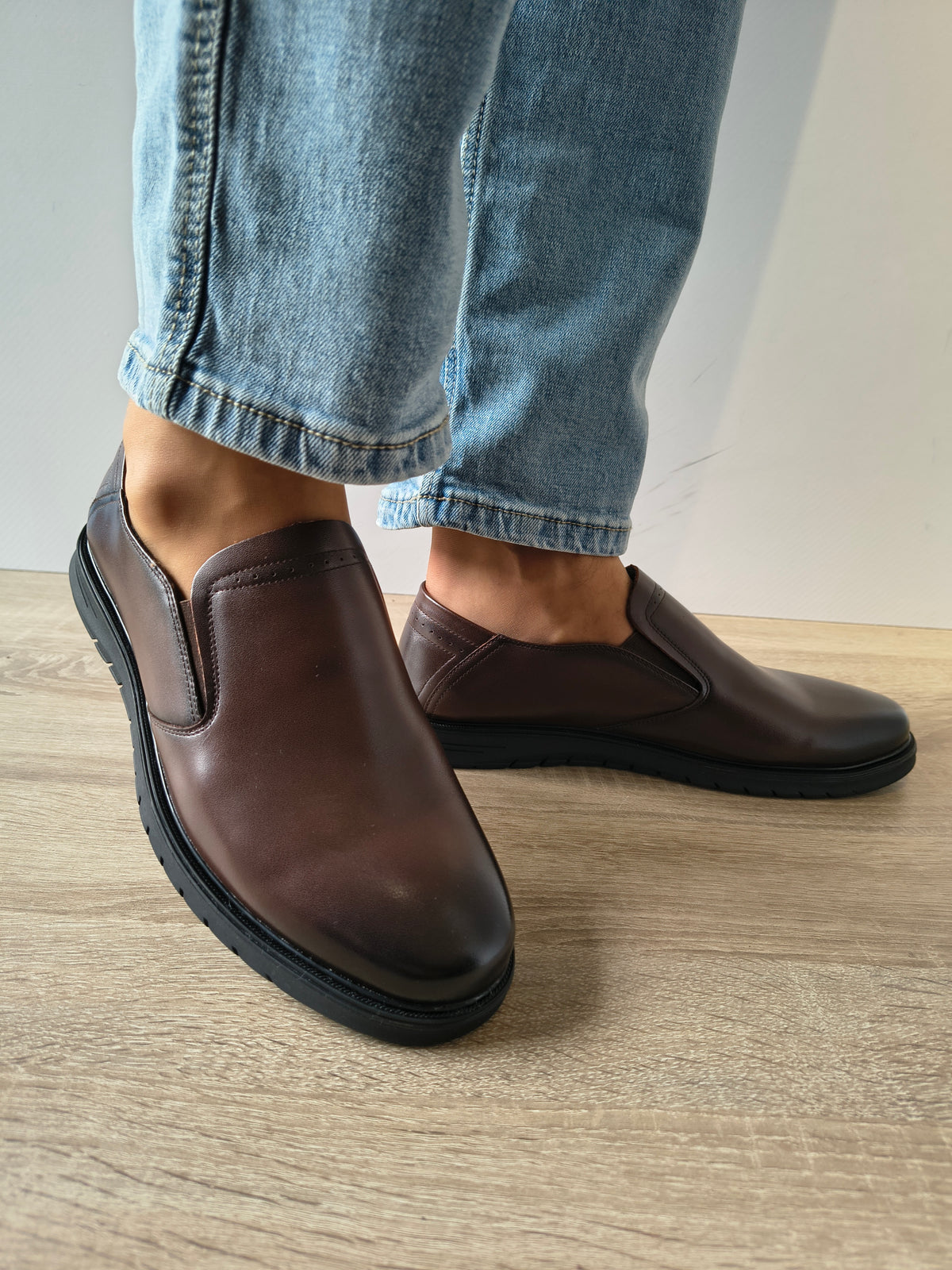 PANTOFI CASUAL BARBATI MELS W27005 MARO - imagine 3