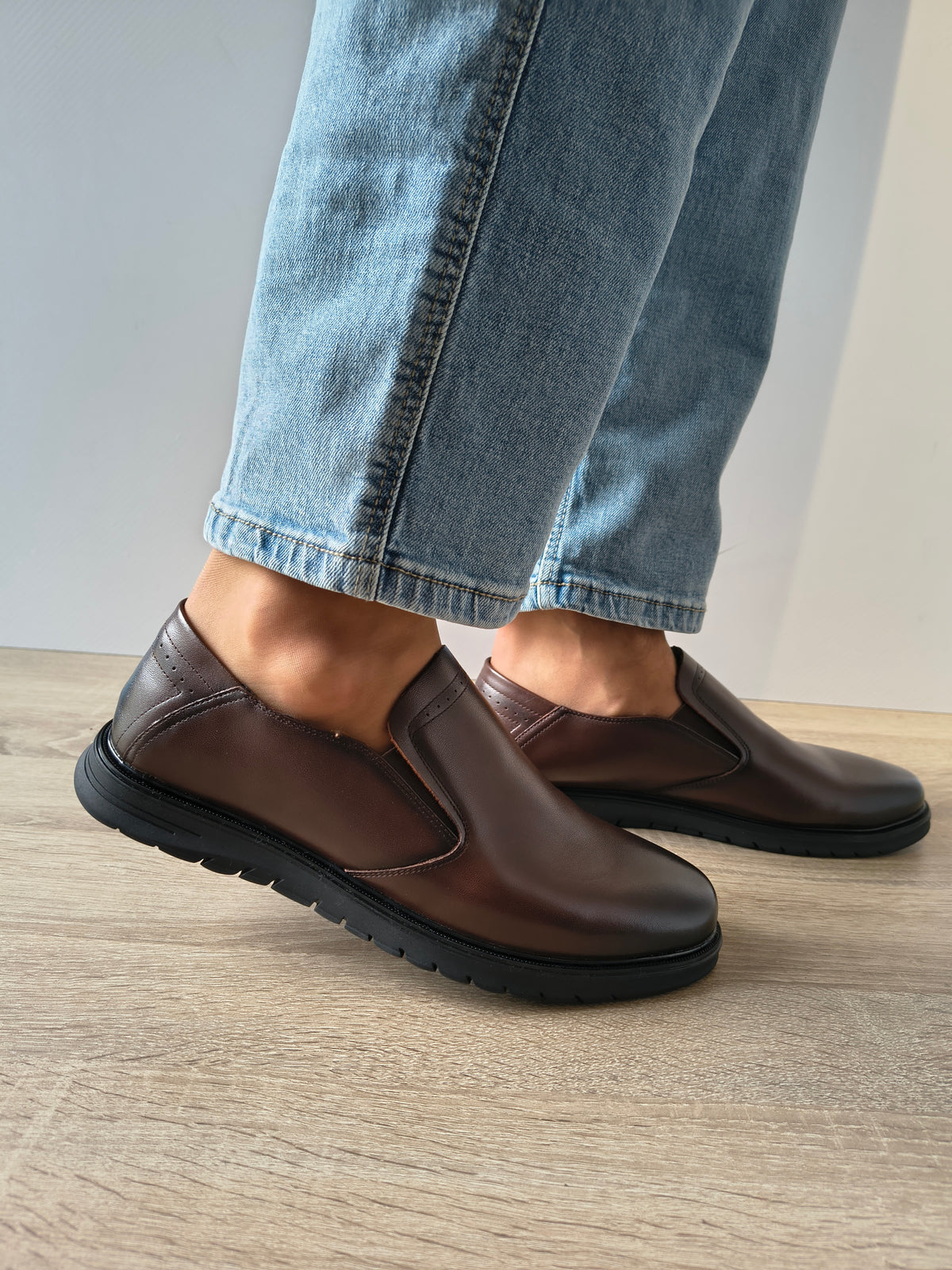 PANTOFI CASUAL BARBATI MELS W27005 MARO - imagine 2