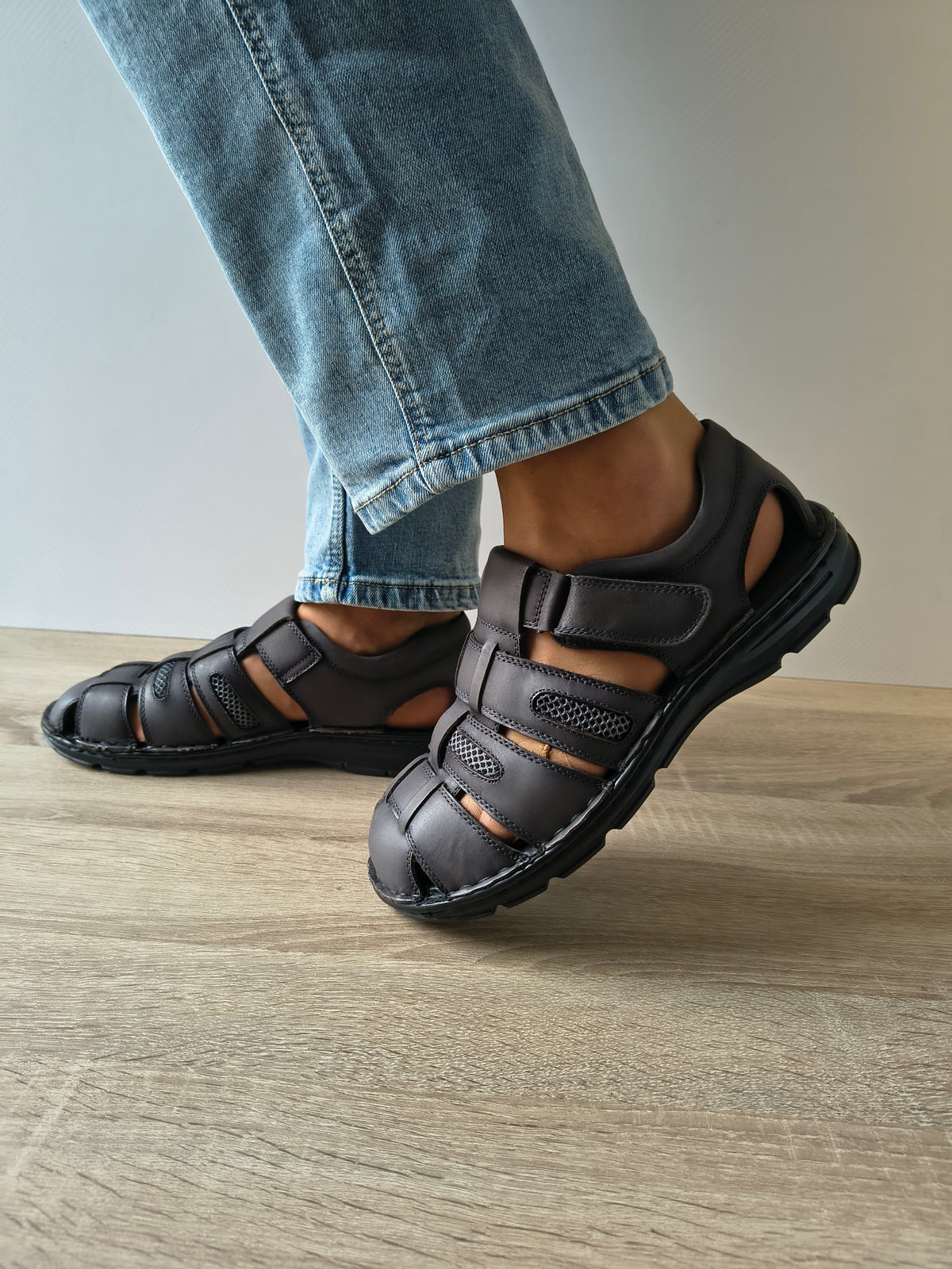 SANDALE BARBATI MELS 23061 GRI