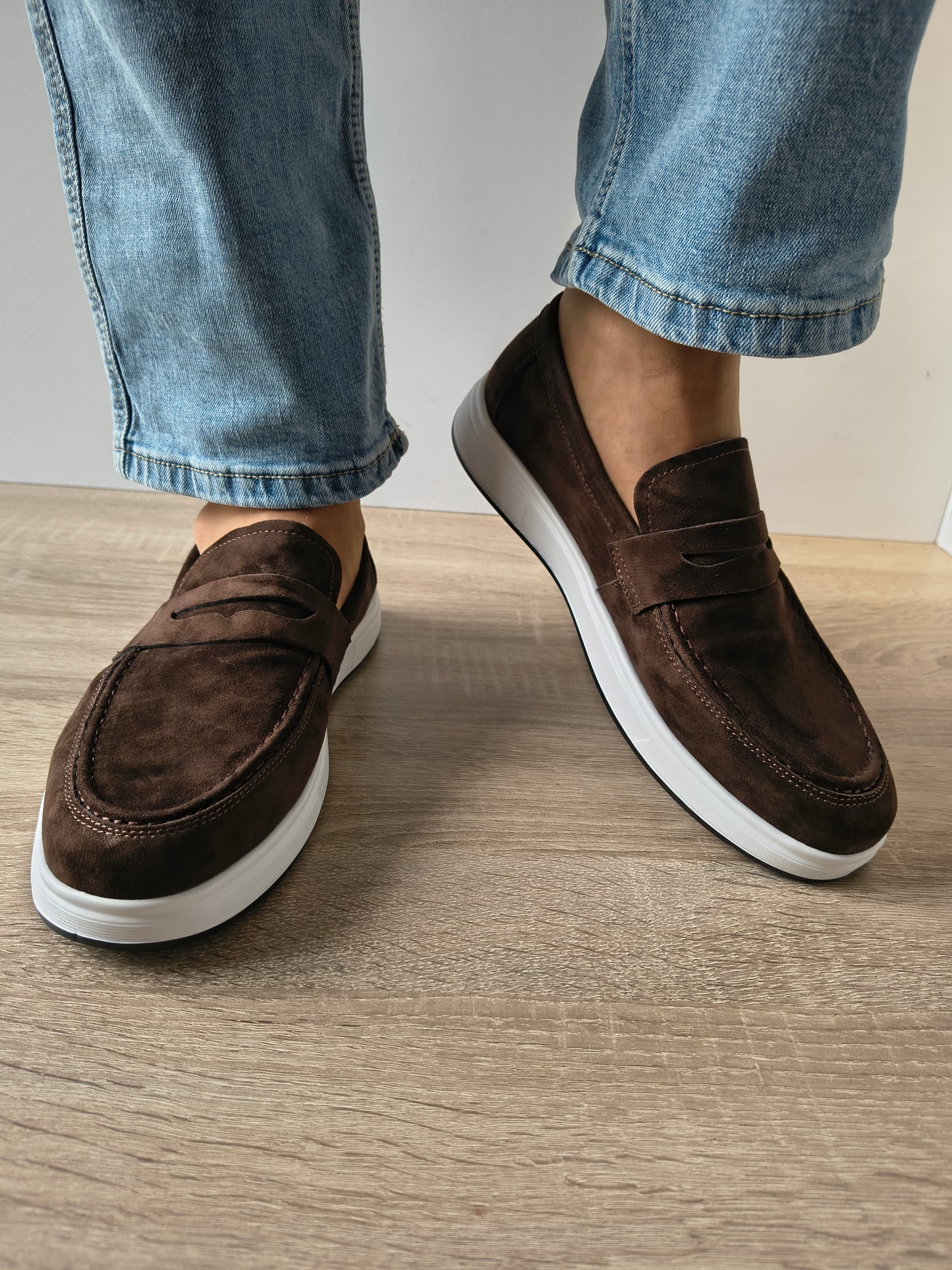 PANTOFI CASUAL BARBATI FRANCO GERARDO 10135F MARO VELUR