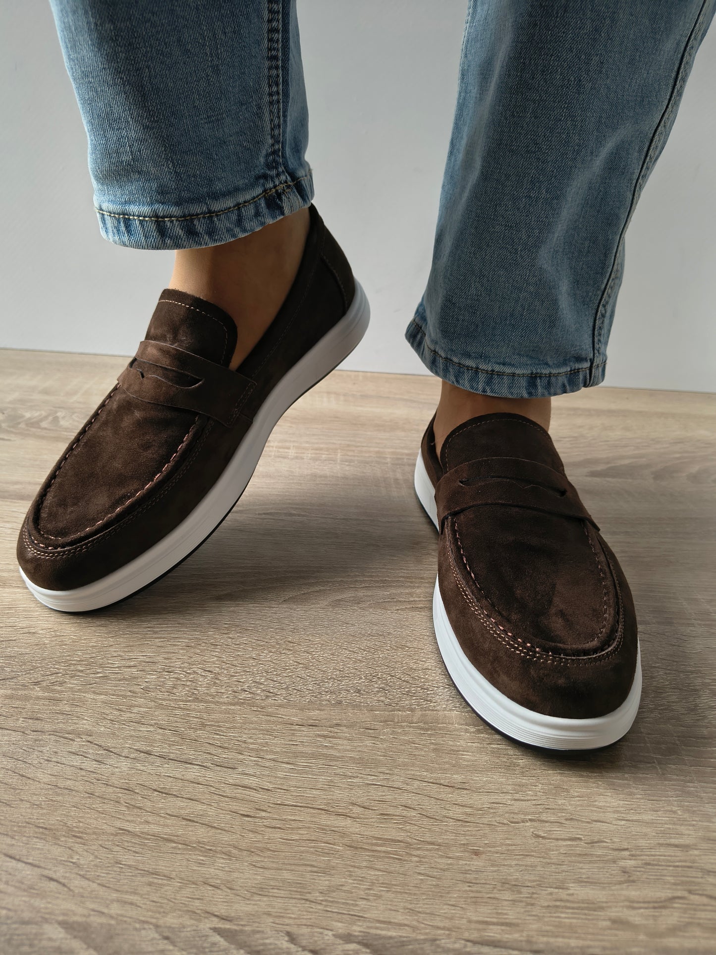 PANTOFI CASUAL BARBATI FRANCO GERARDO 10135F MARO VELUR