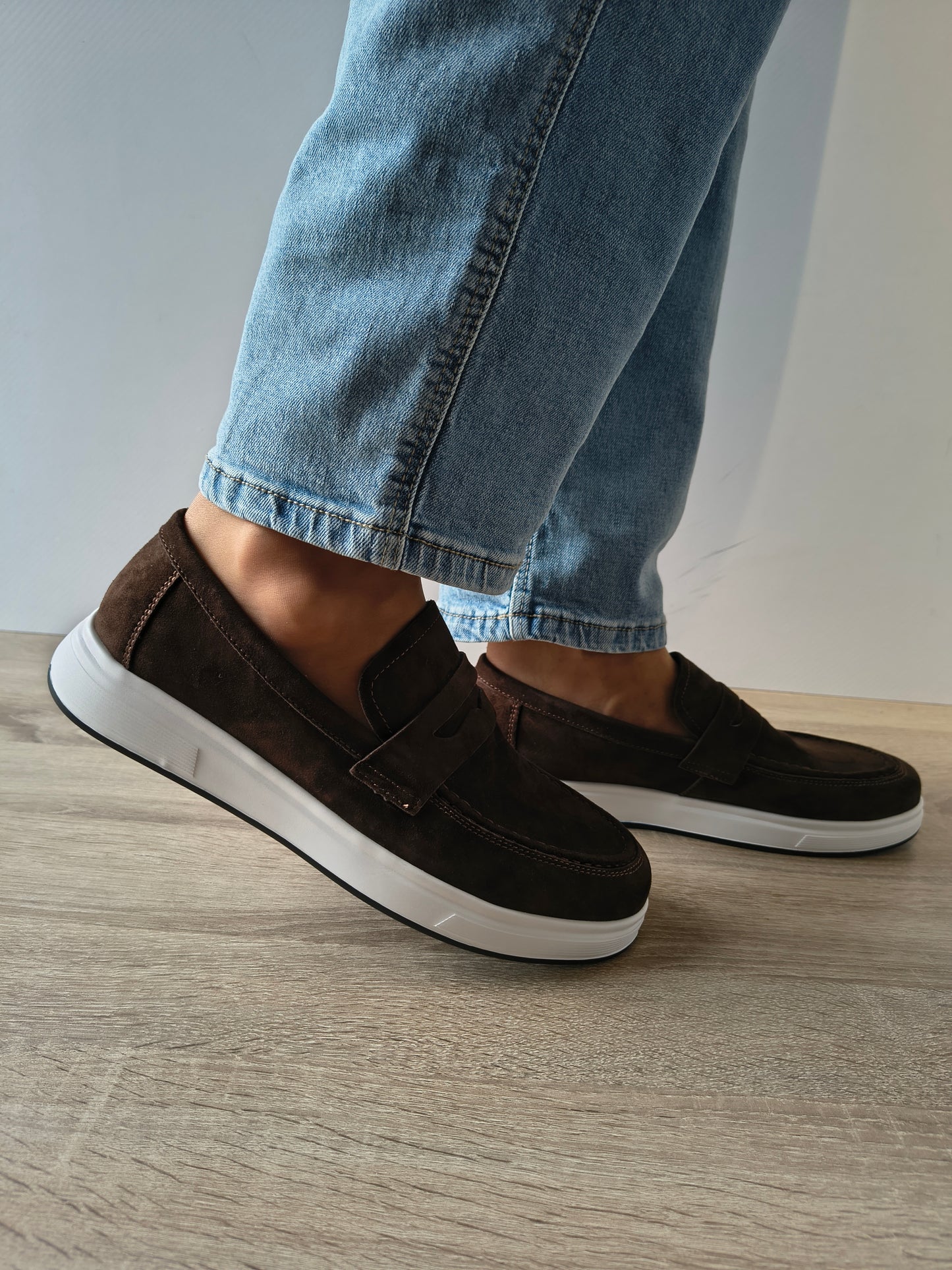 PANTOFI CASUAL BARBATI FRANCO GERARDO 10135F MARO VELUR